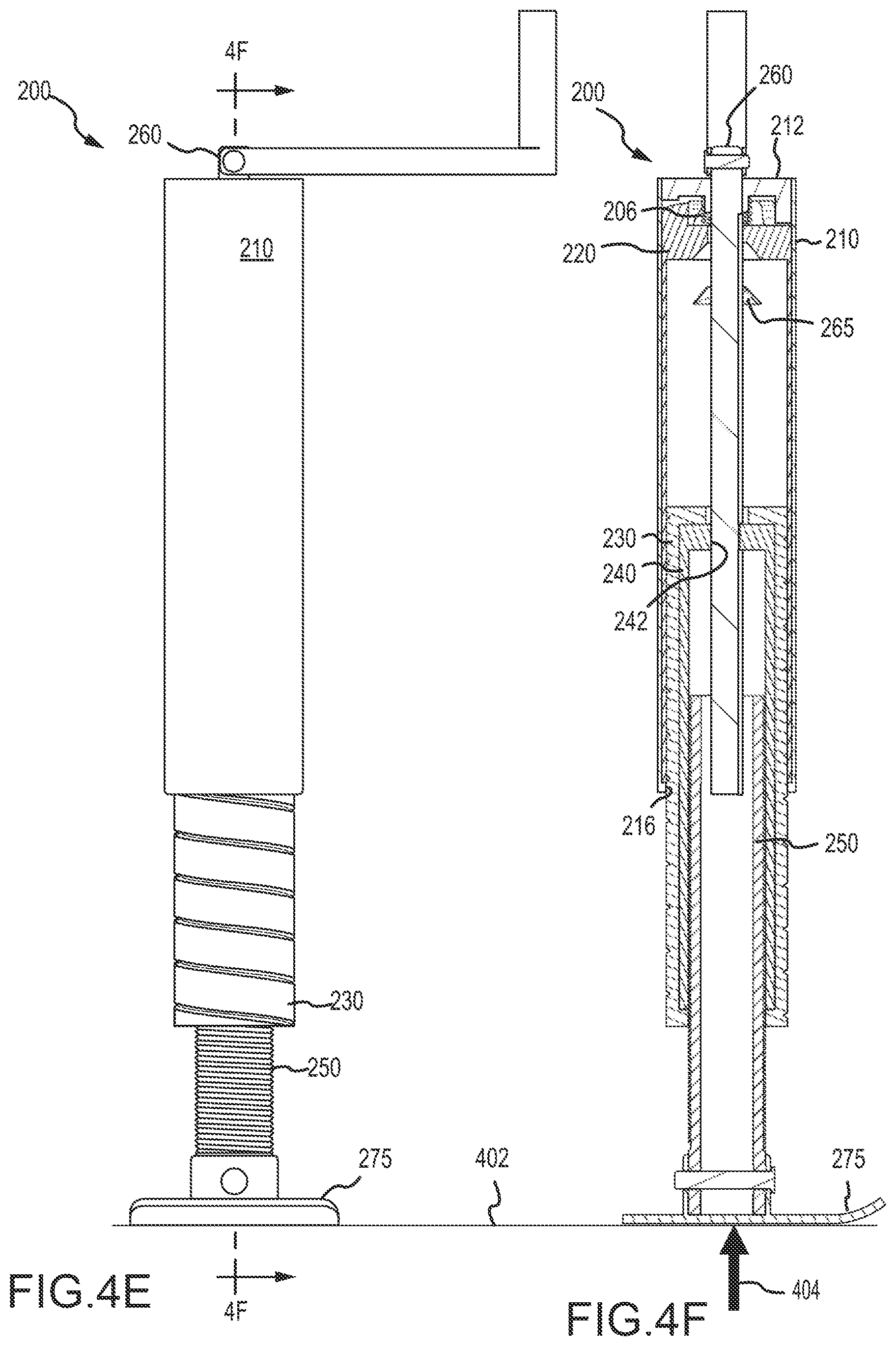 Patent US12311895 Figure 6 – Two speed trailer jack