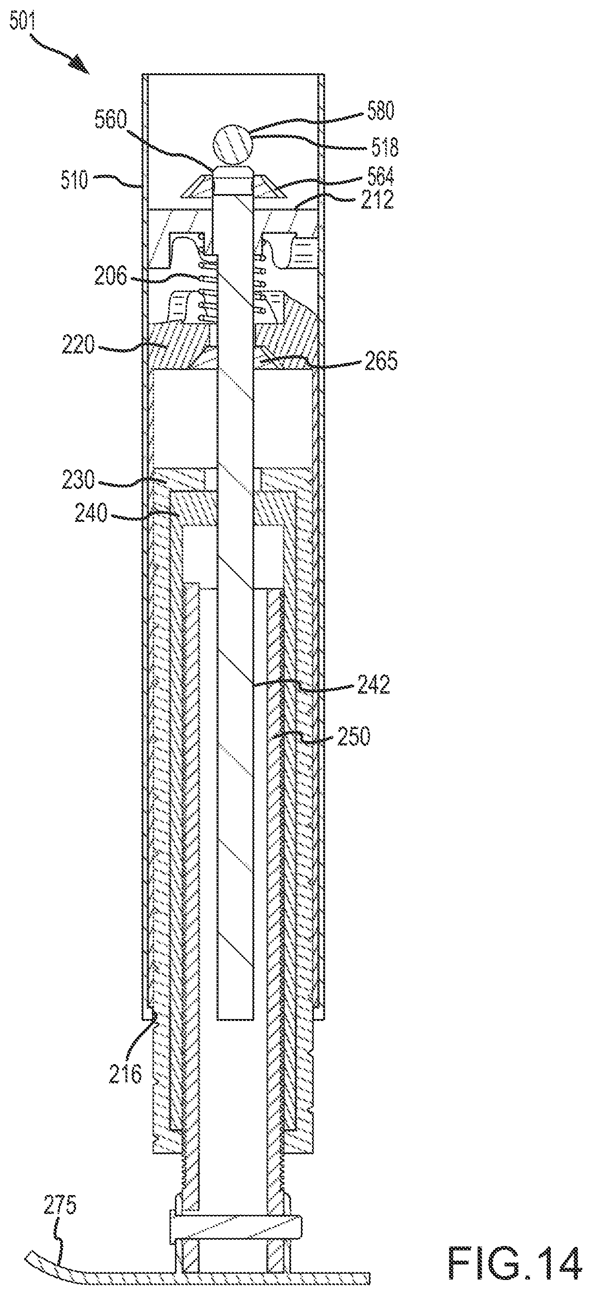Patent US12311895 Figure 16 – Two speed trailer jack