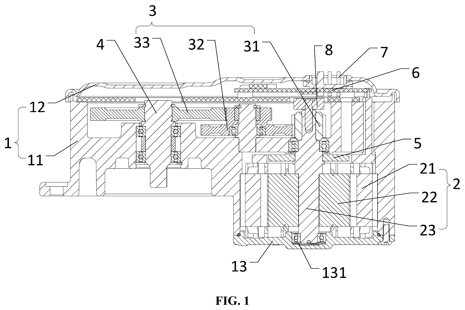 Patent US12311899 Figure 1 – Brake-by-wire (BBW) electronic control actuator unit and use thereof
