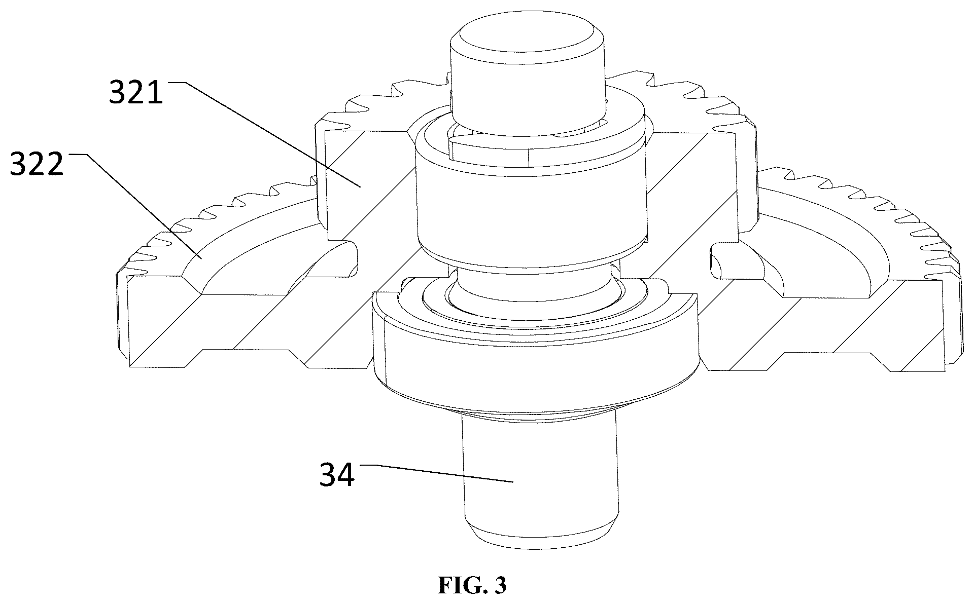 Patent US12311899 Figure 3 – Brake-by-wire (BBW) electronic control actuator unit and use thereof