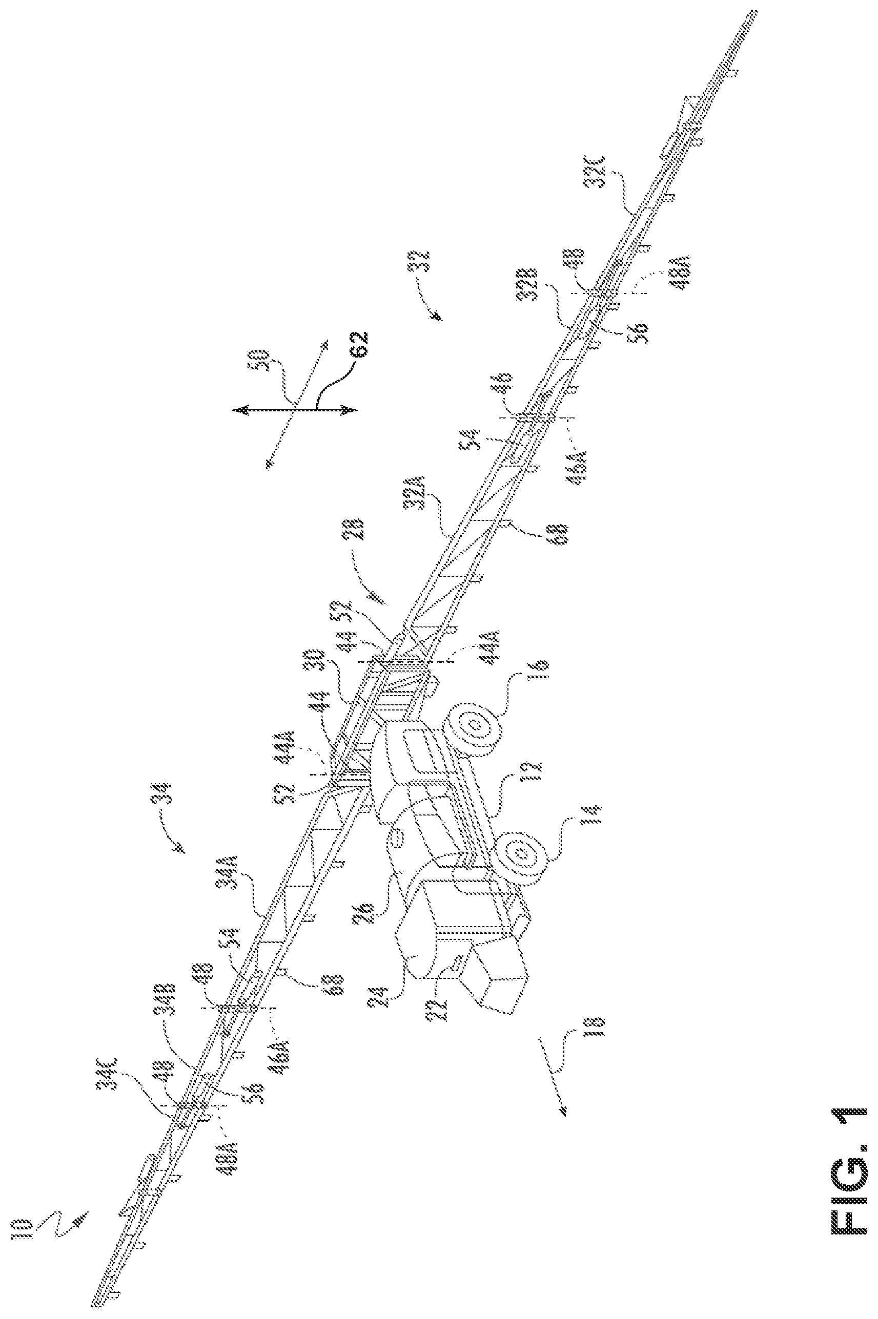 Patent US12311907 Figure 1 – Routing system and methods for an agricultural applicator