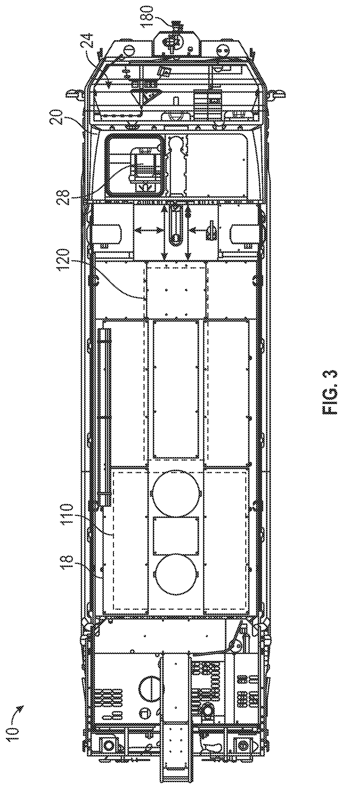 Patent US12311910 Figure 3 – Vehicle with accessory drive