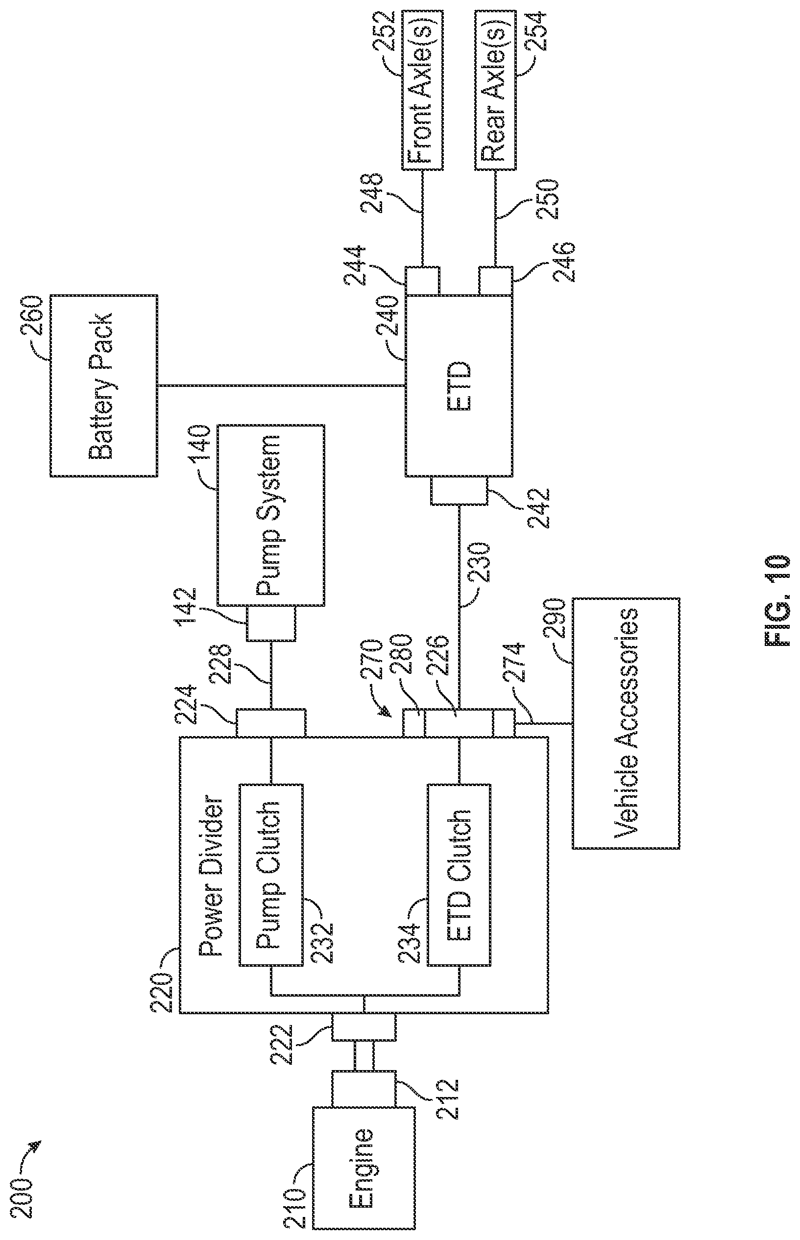 Patent US12311910 Figure 10 – Vehicle with accessory drive