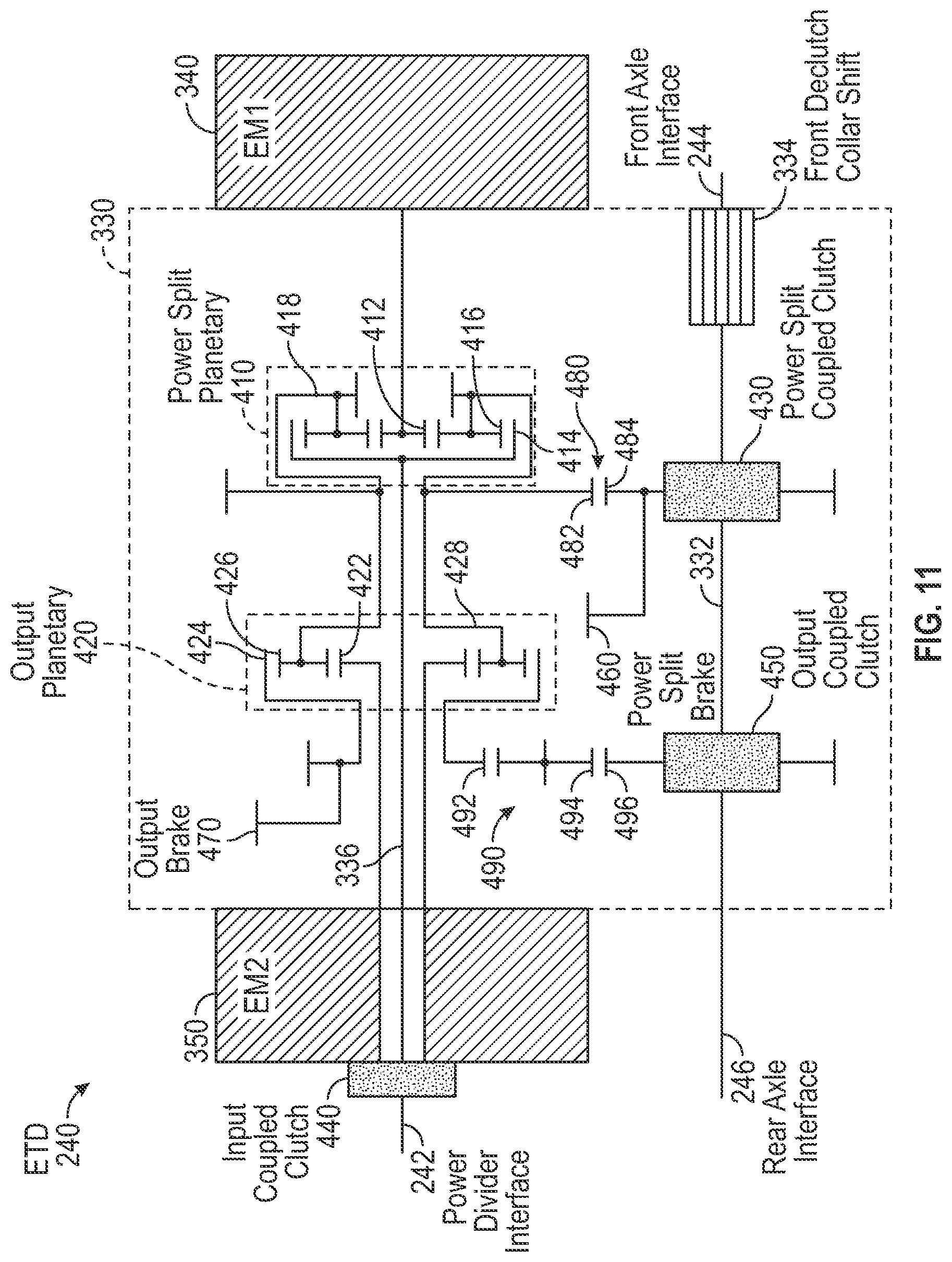 Patent US12311910 Figure 11 – Vehicle with accessory drive