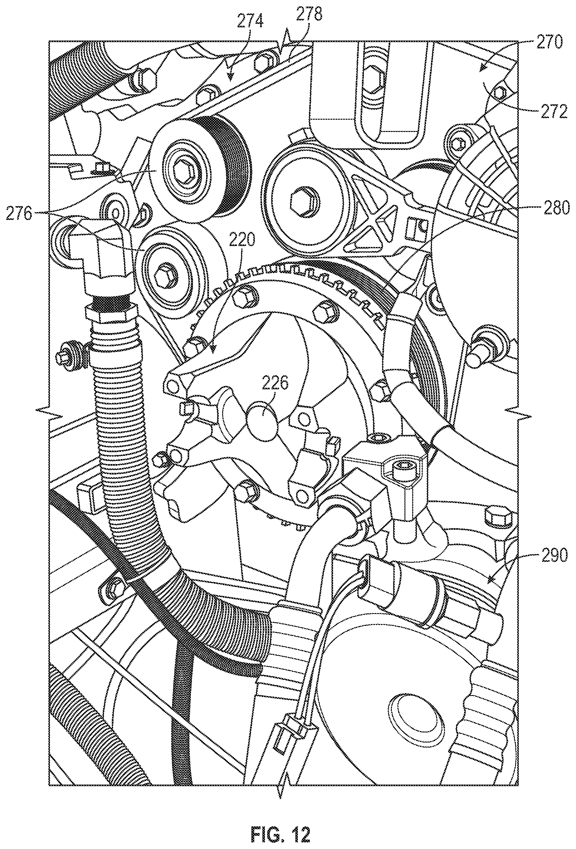 Patent US12311910 Figure 12 – Vehicle with accessory drive