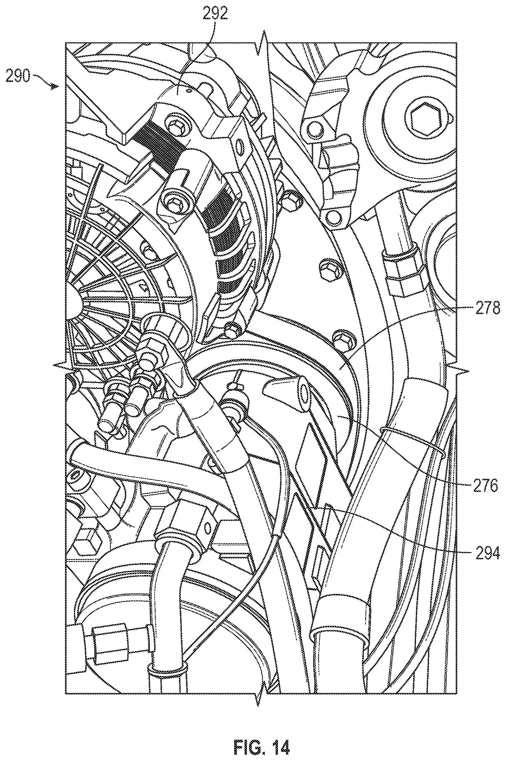 Patent US12311910 Figure 14 – Vehicle with accessory drive