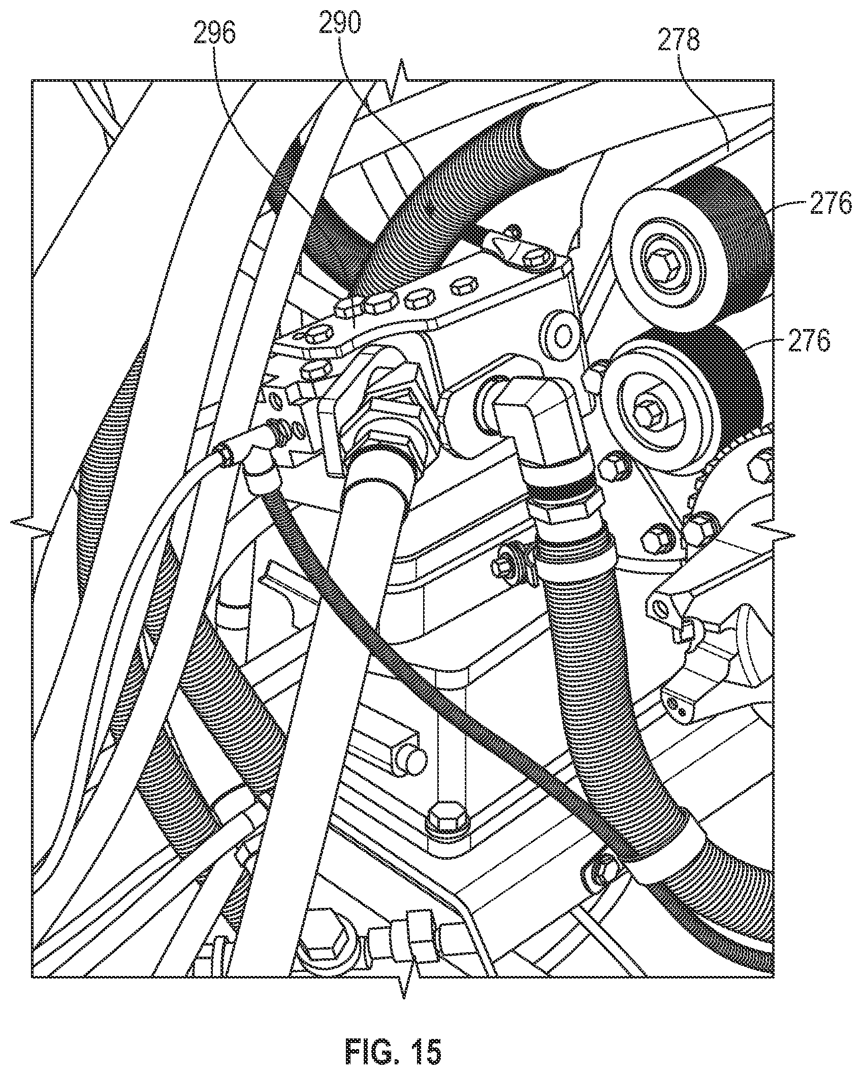 Patent US12311910 Figure 15 – Vehicle with accessory drive