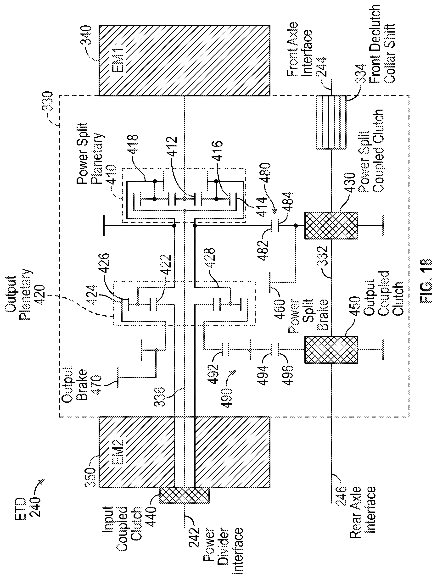Patent US12311910 Figure 18 – Vehicle with accessory drive