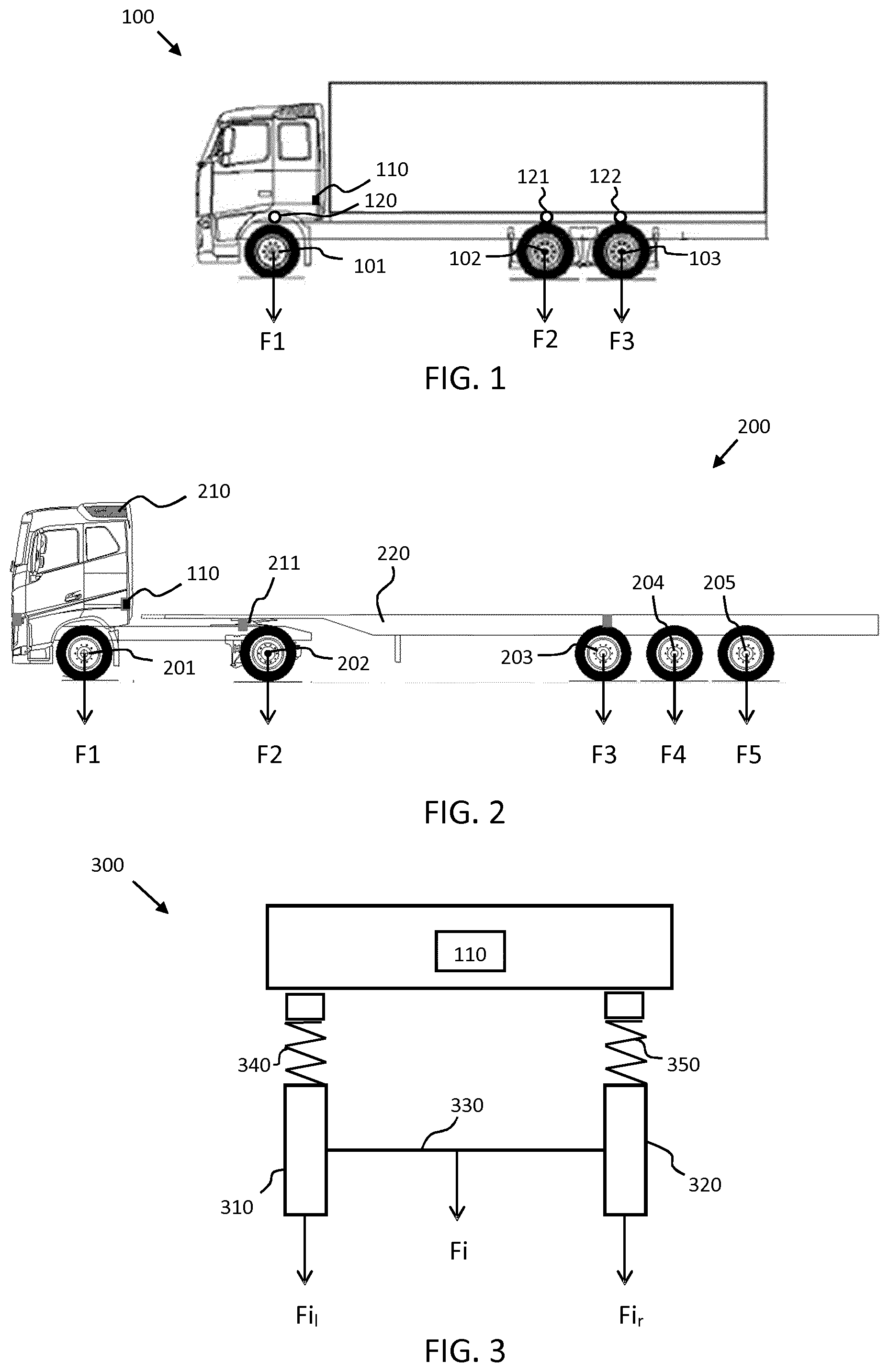Patent US12311918 Figure 1 – Methods and systems for monitoring vehicle load distribution