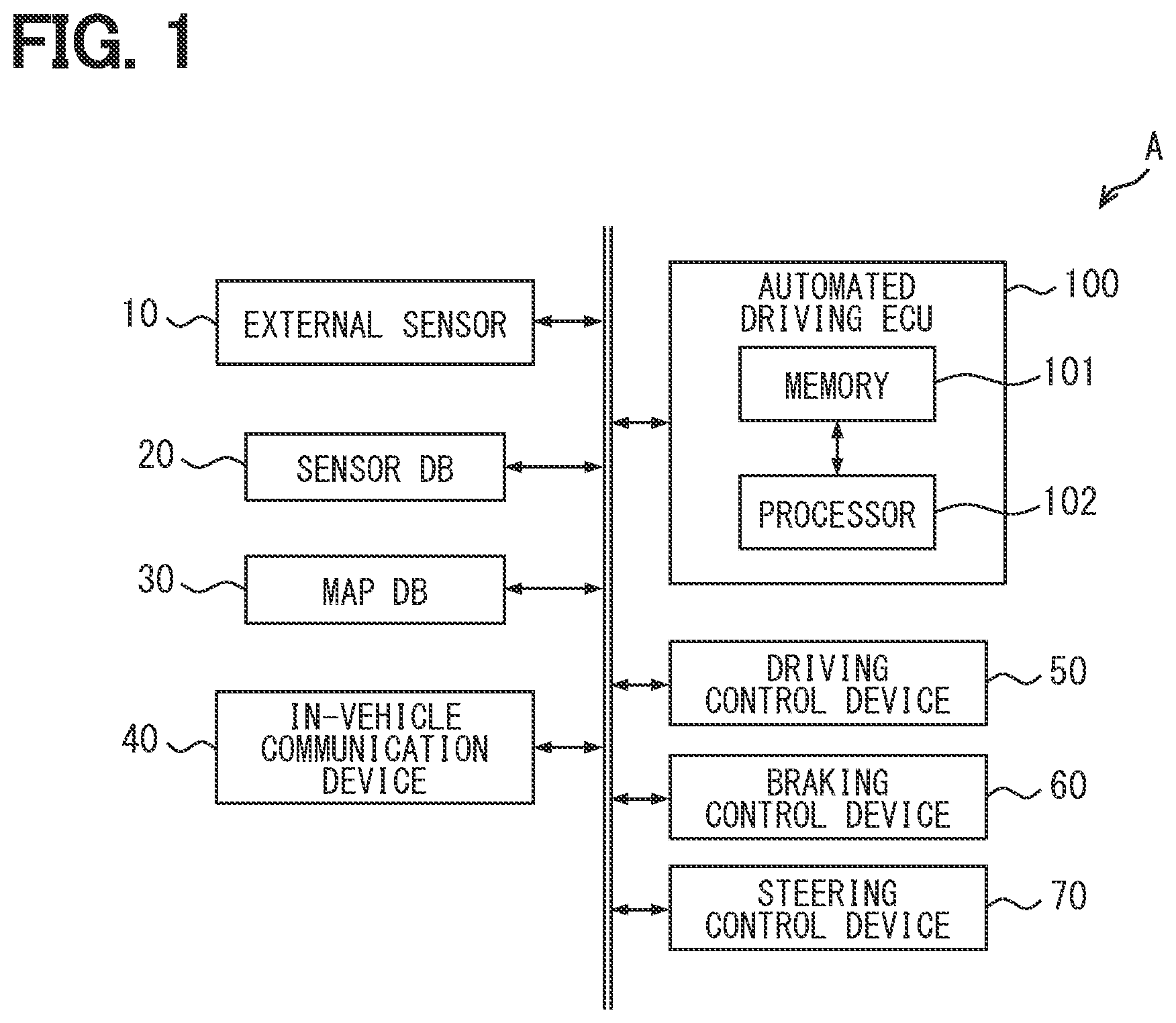 Patent US12311920 Figure 1 – Parking assistance device, parking assistance method, and computer program product