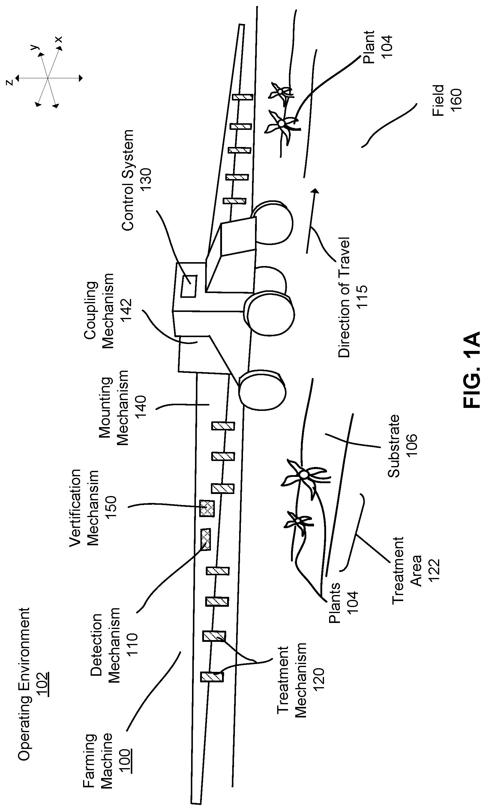 Patent US12311926 Figure 1 – Work machine distance prediction and action control