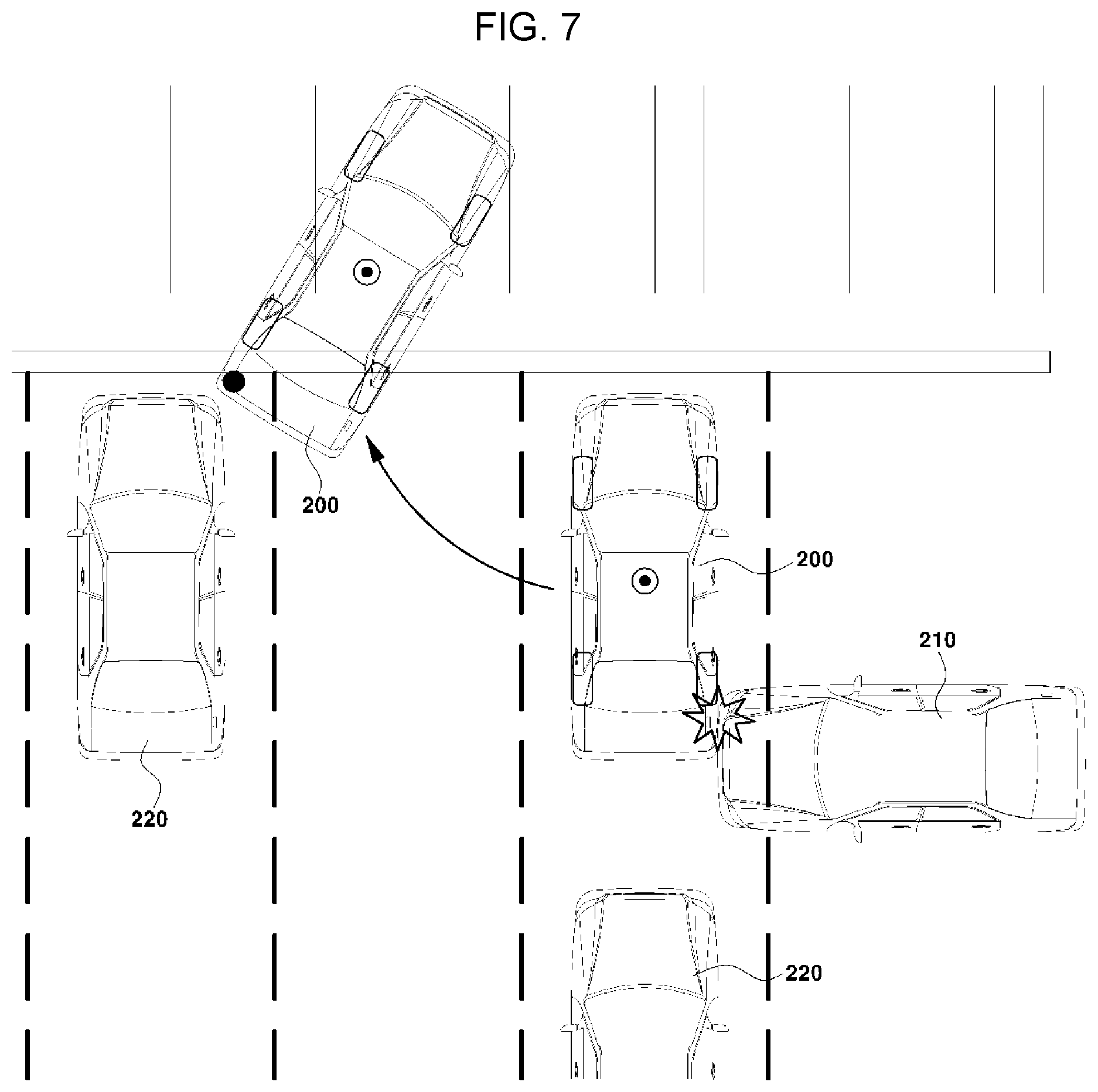 Patent US12311928 Figure 8 – Method for controlling secondary collision avoidance of vehicle
