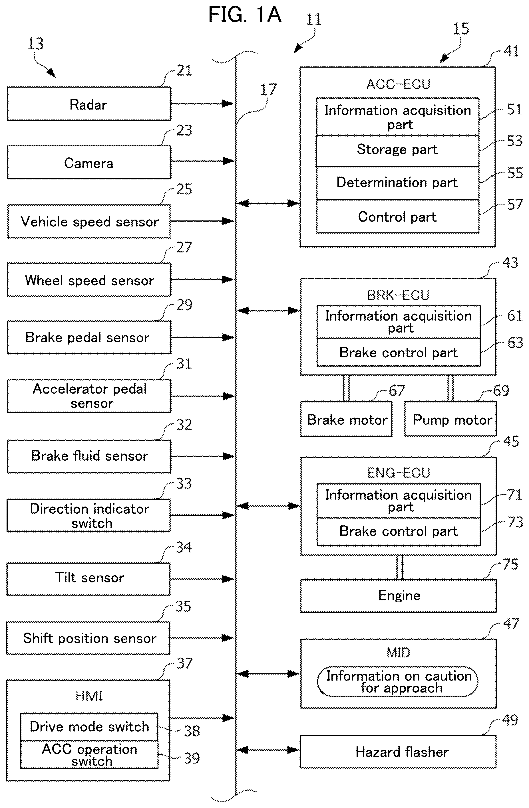 Patent US12311939 Figure 1 – Rapid acceleration suppression device