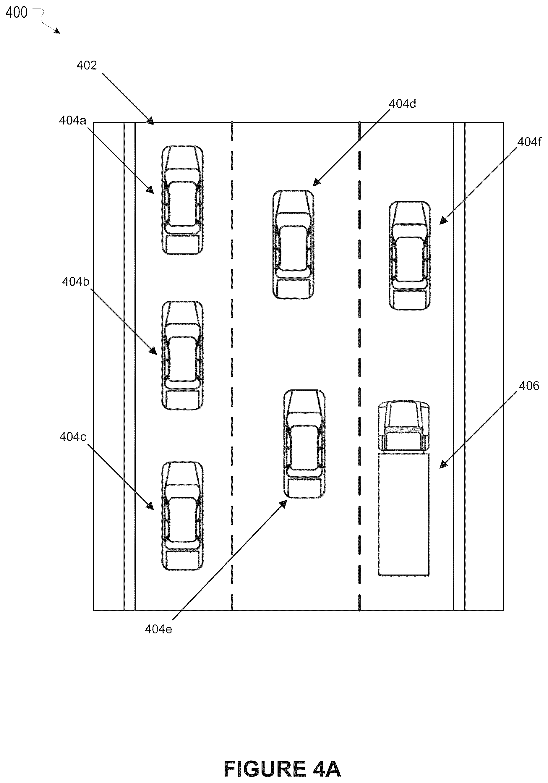Patent US12311942 Figure 6 – Vehicle control in rescue lane scenarios