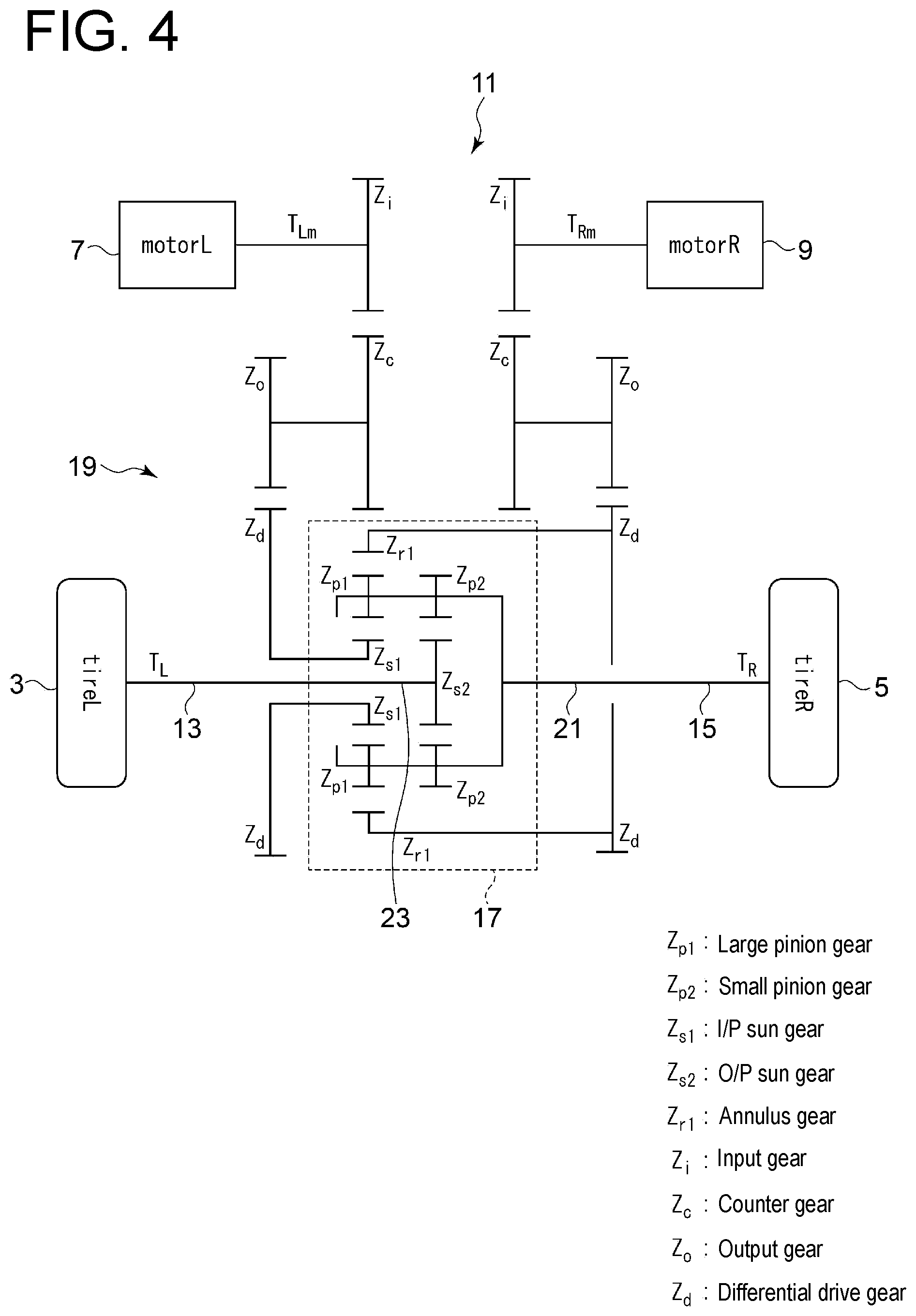 Patent US12311950 Figure 4 – Motor control device for electric vehicle