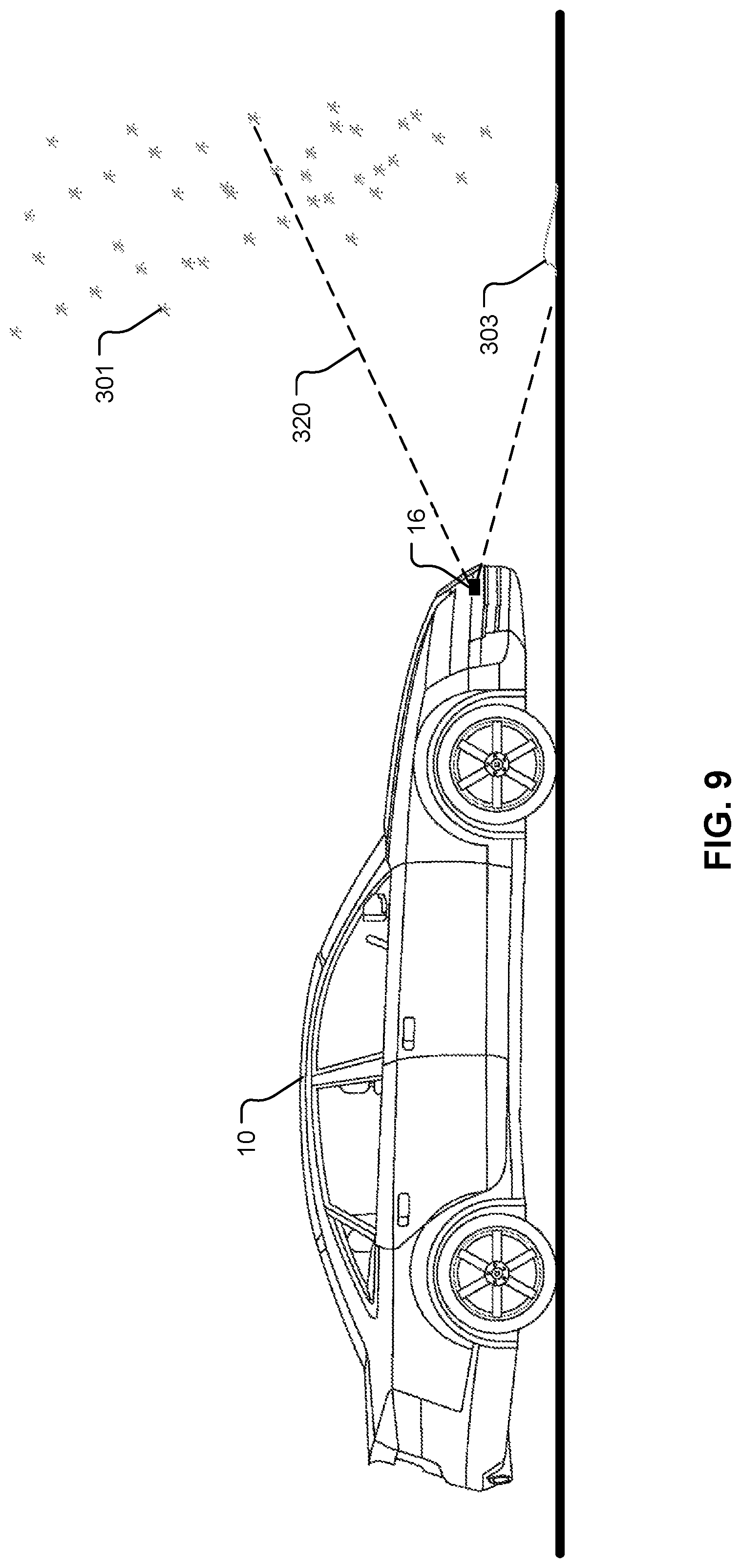Patent US12311953 Figure 9 – Snow friction determination by autonomous vehicle