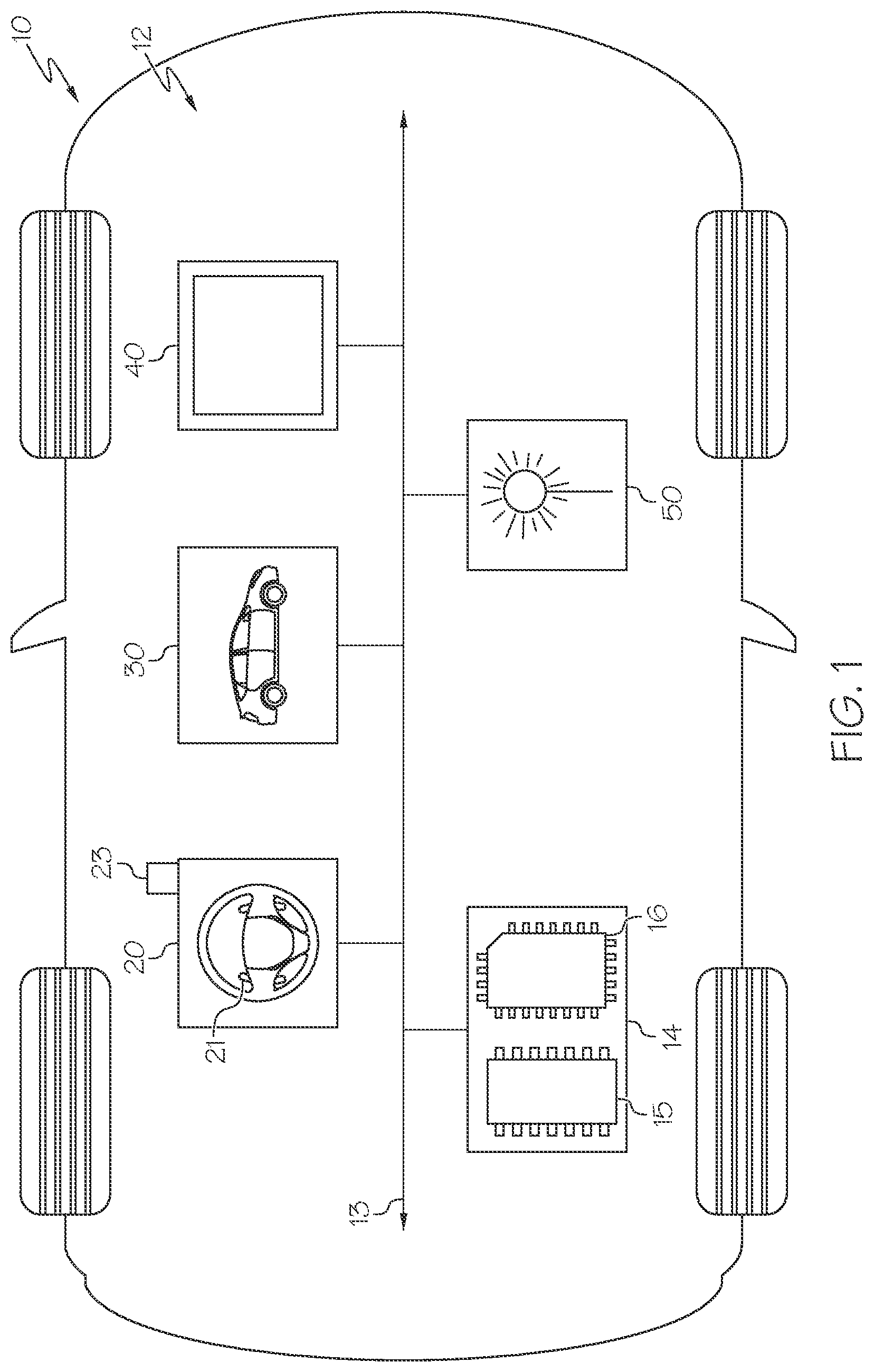 Patent US12311965 Figure 1 – Vehicles, systems, and methods for selecting a recommended vehicle driving mode