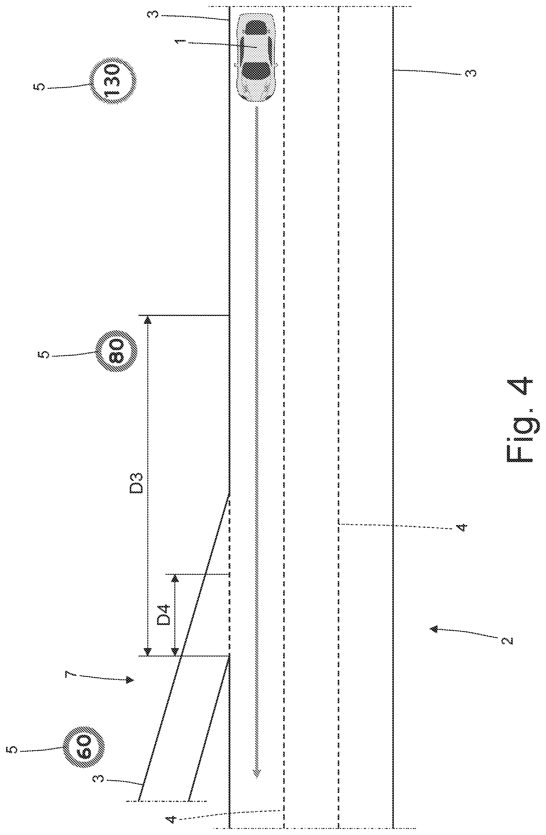 Patent US12311967 Figure 4 – Vehicle control method with road sign recognition