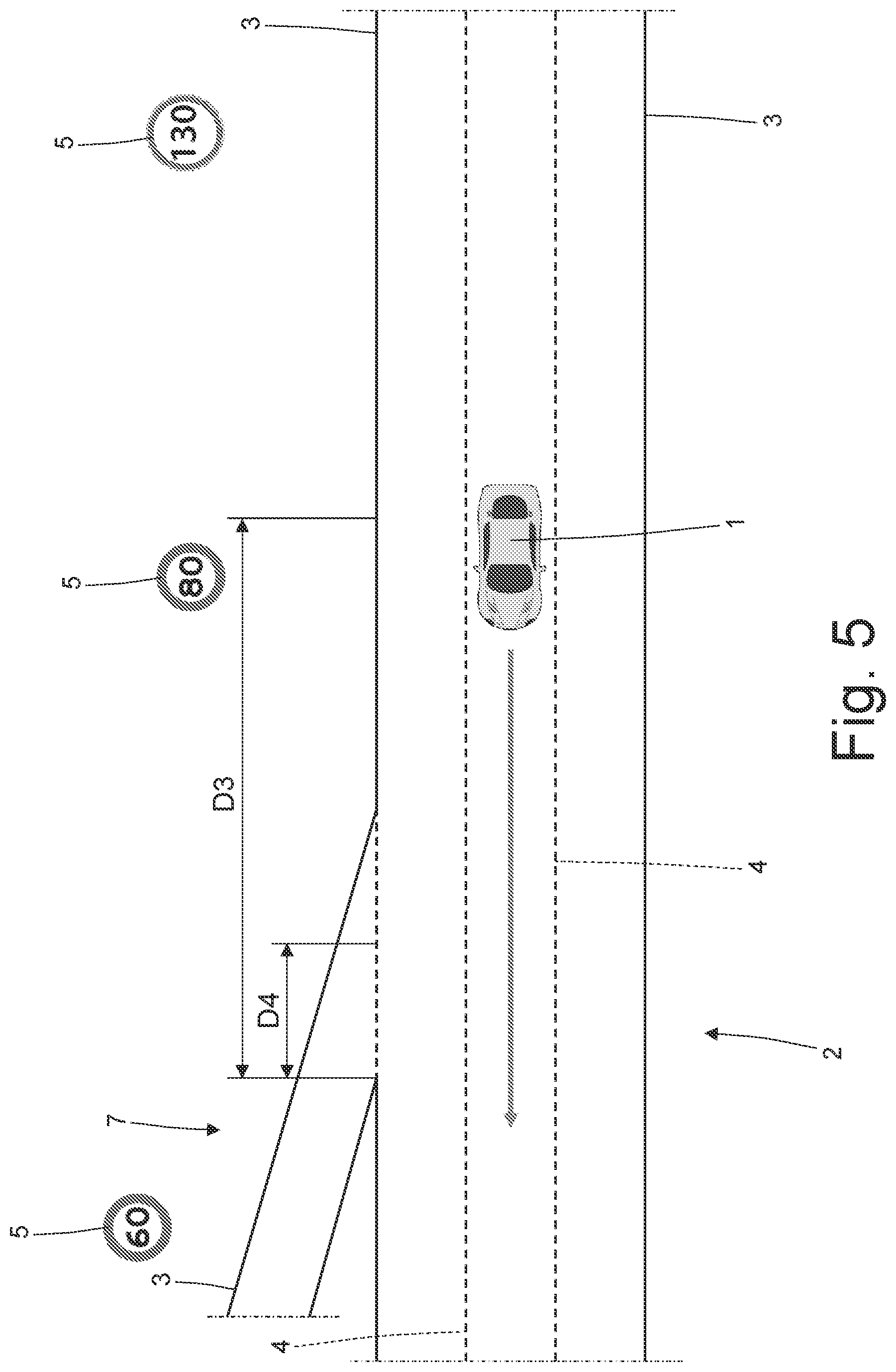 Patent US12311967 Figure 5 – Vehicle control method with road sign recognition