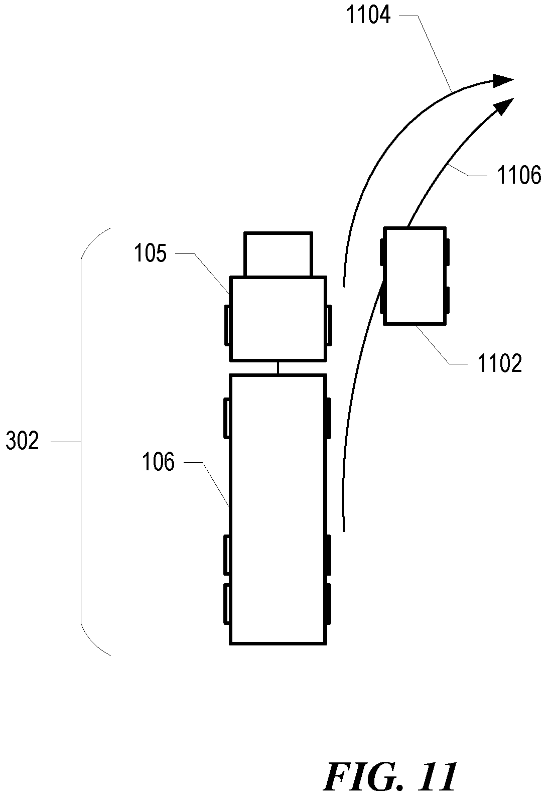 Patent US12311973 Figure 11 – Systems and methods for operating an autonomous vehicle