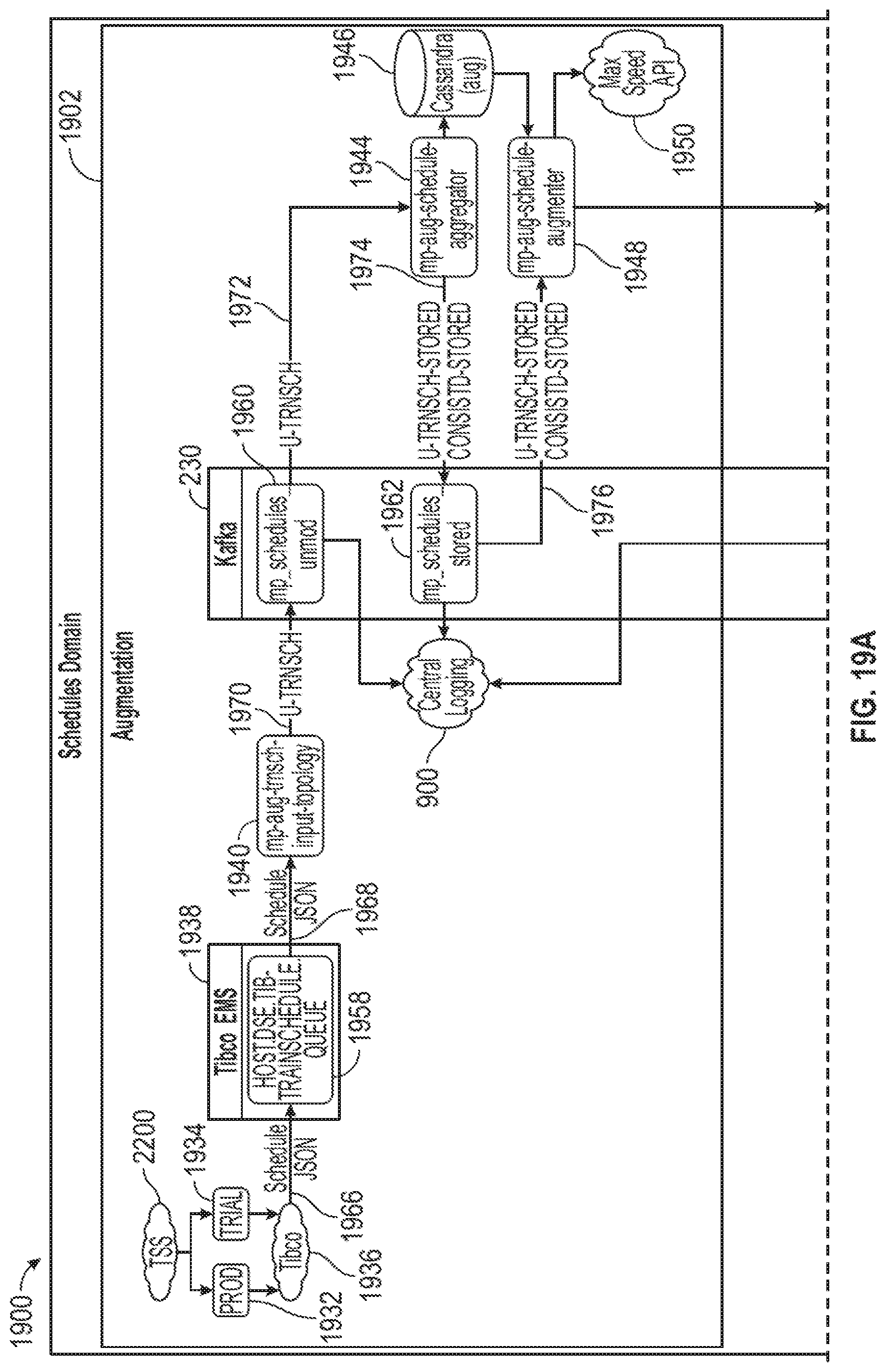 Patent US12311987 Figure 19 – System and method for railroad snapshot and playback