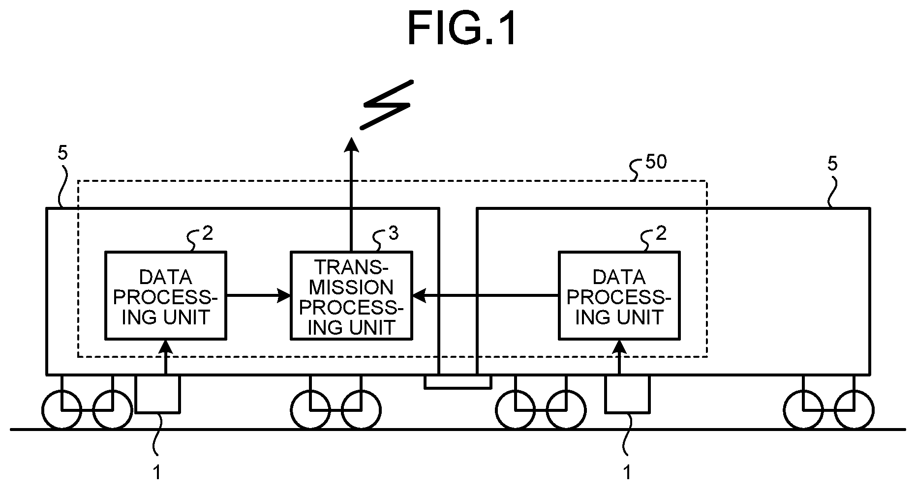 Patent US12311989 Figure 1 – Maintenance management system and maintenance management ground system