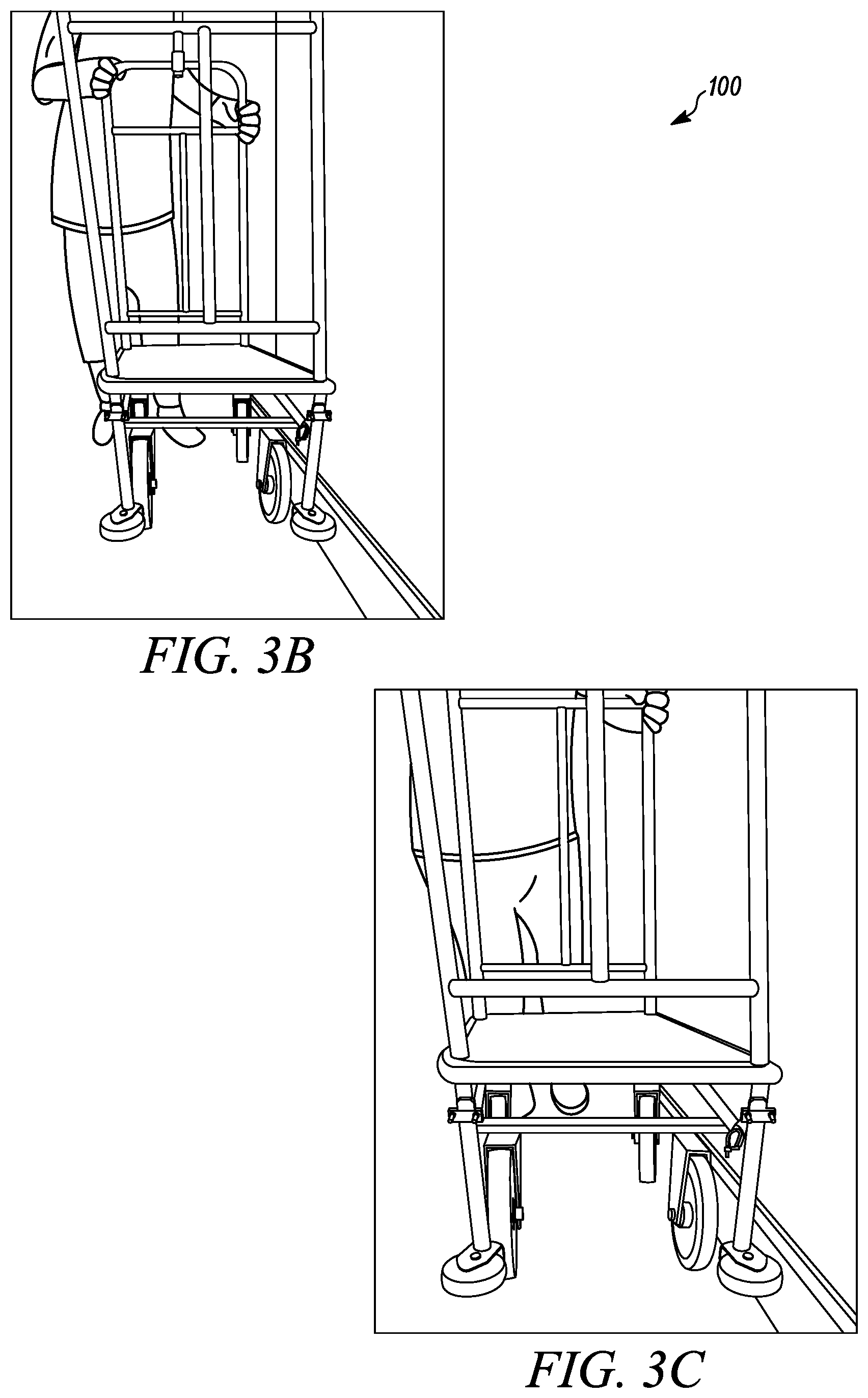 Patent US12311992 Figure 6 – Method and apparatus for protecting walls from damage by wheeled carts