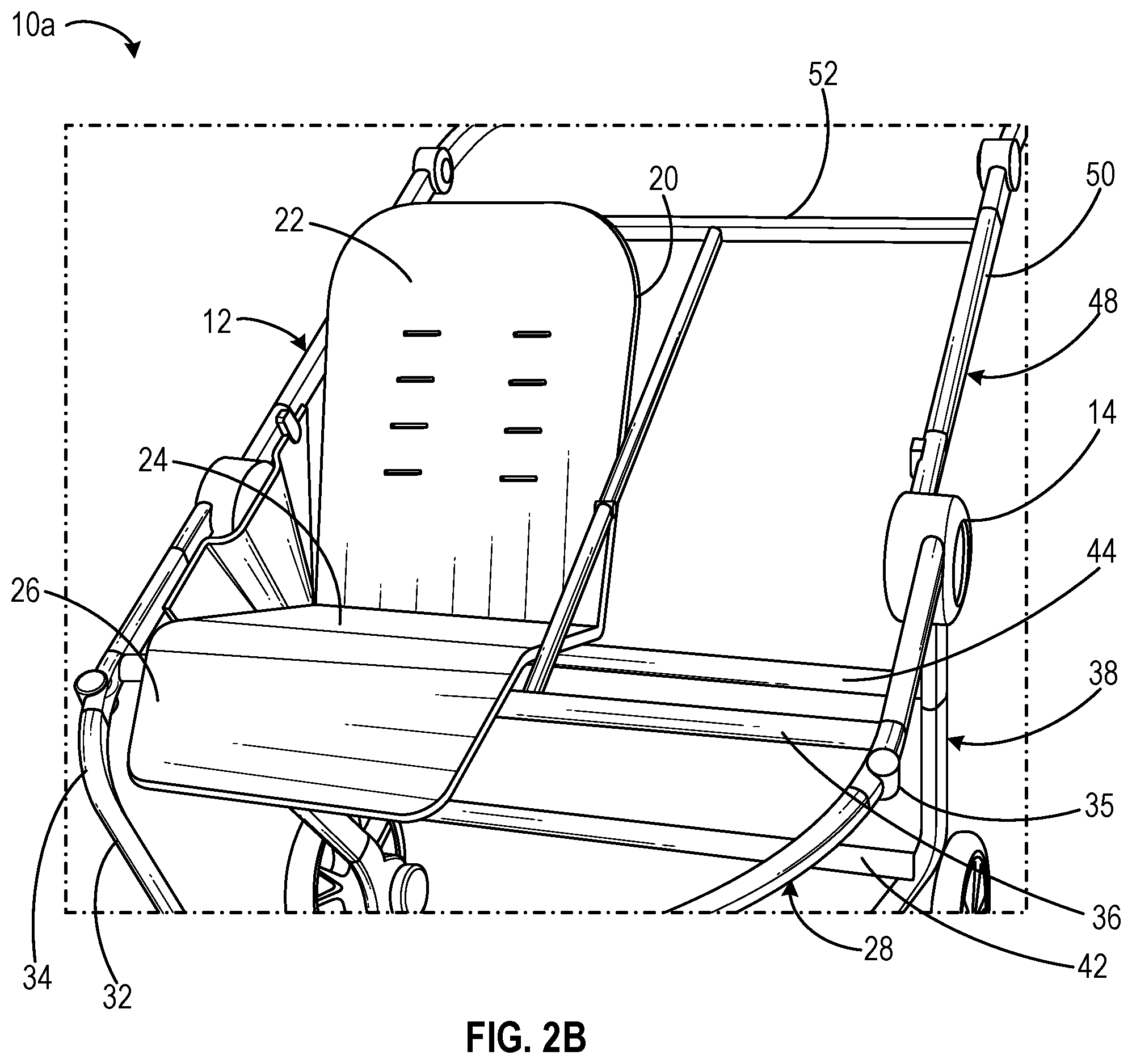 Patent US12311993 Figure 2 – Convertible strollers