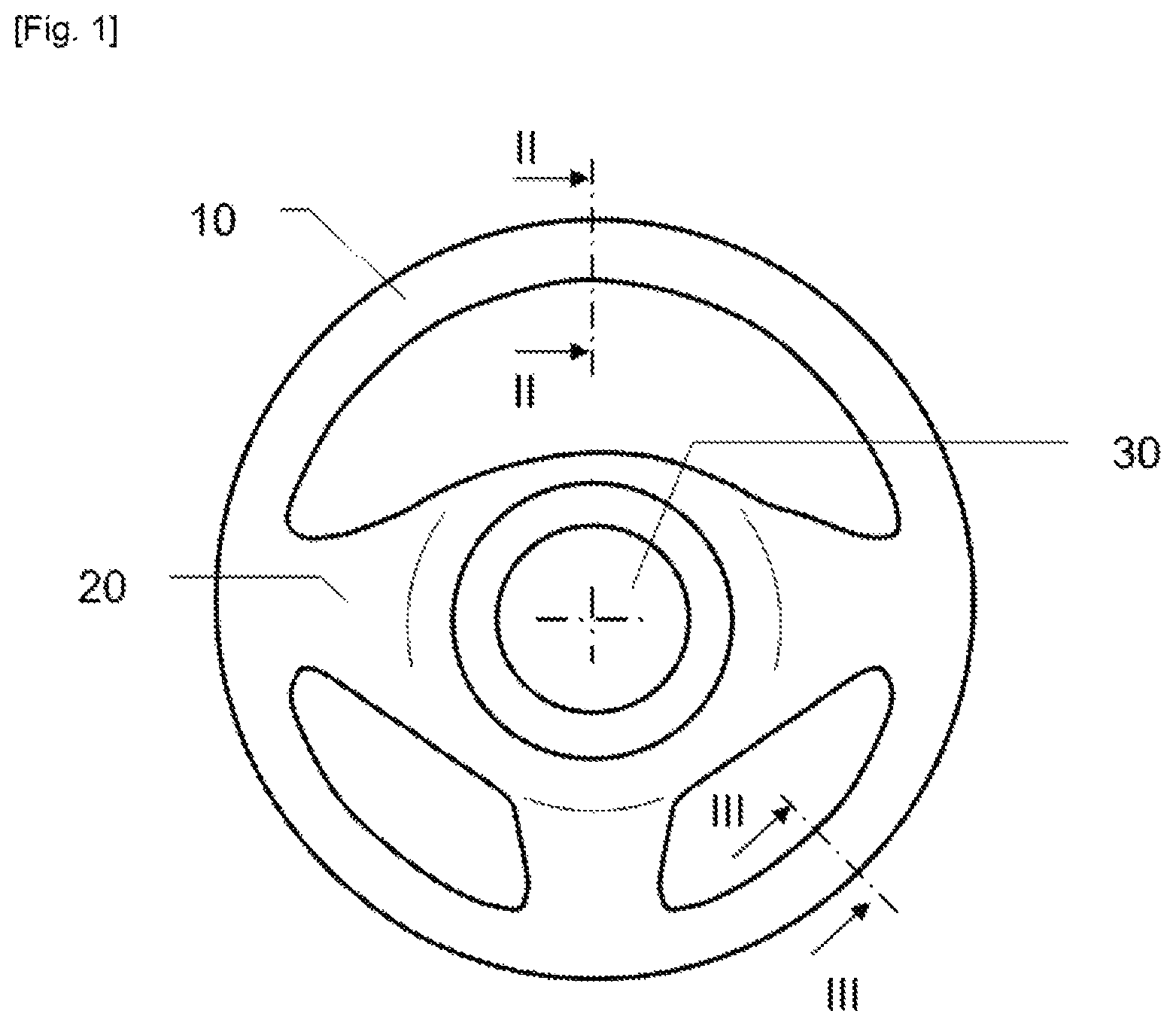 Patent US12311995 Figure 1 – Vehicle steering wheel with an electrical device