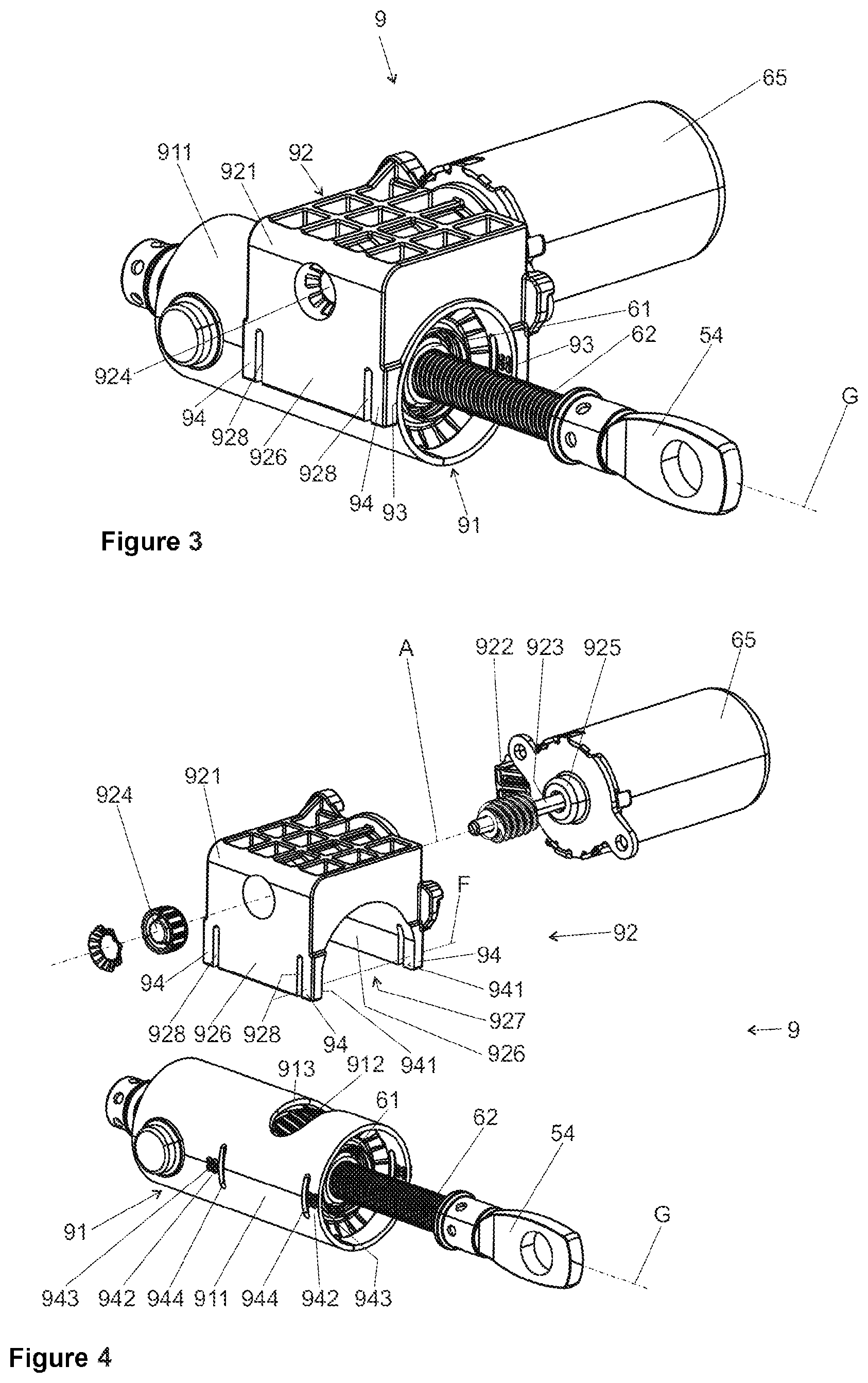 Patent US12311999 Figure 2 – Adjustment drive for a steering column, drive unit for an adjustment drive, motor-adjustable steering column for a motor vehicle, and method for producing an adjustment drive for a steering column
