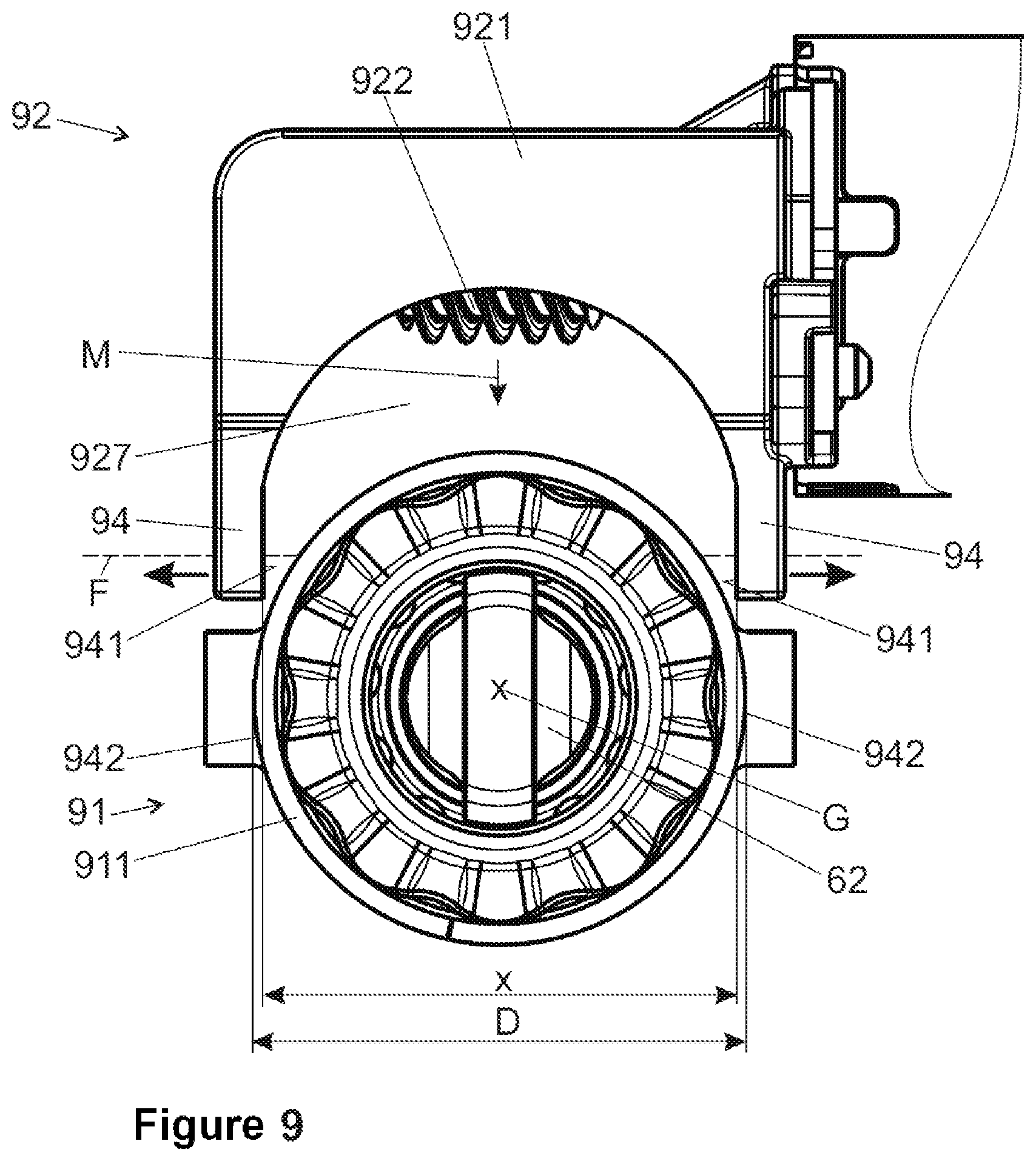 Patent US12311999 Figure 5 – Adjustment drive for a steering column, drive unit for an adjustment drive, motor-adjustable steering column for a motor vehicle, and method for producing an adjustment drive for a steering column