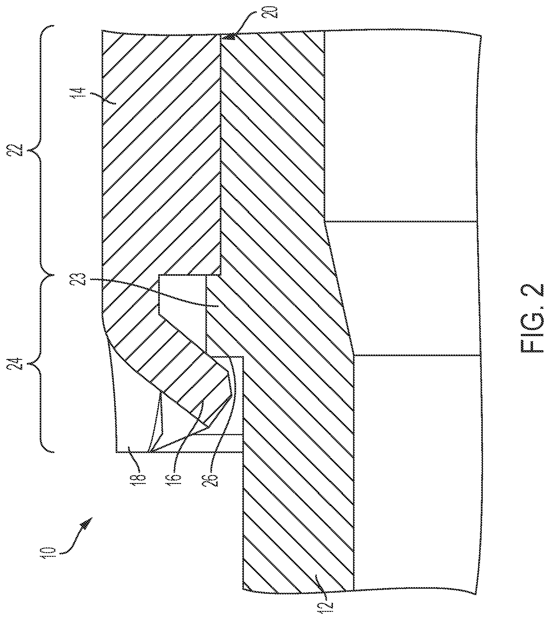 Patent US12312000 Figure 2 – Intermediate shaft axial retention device
