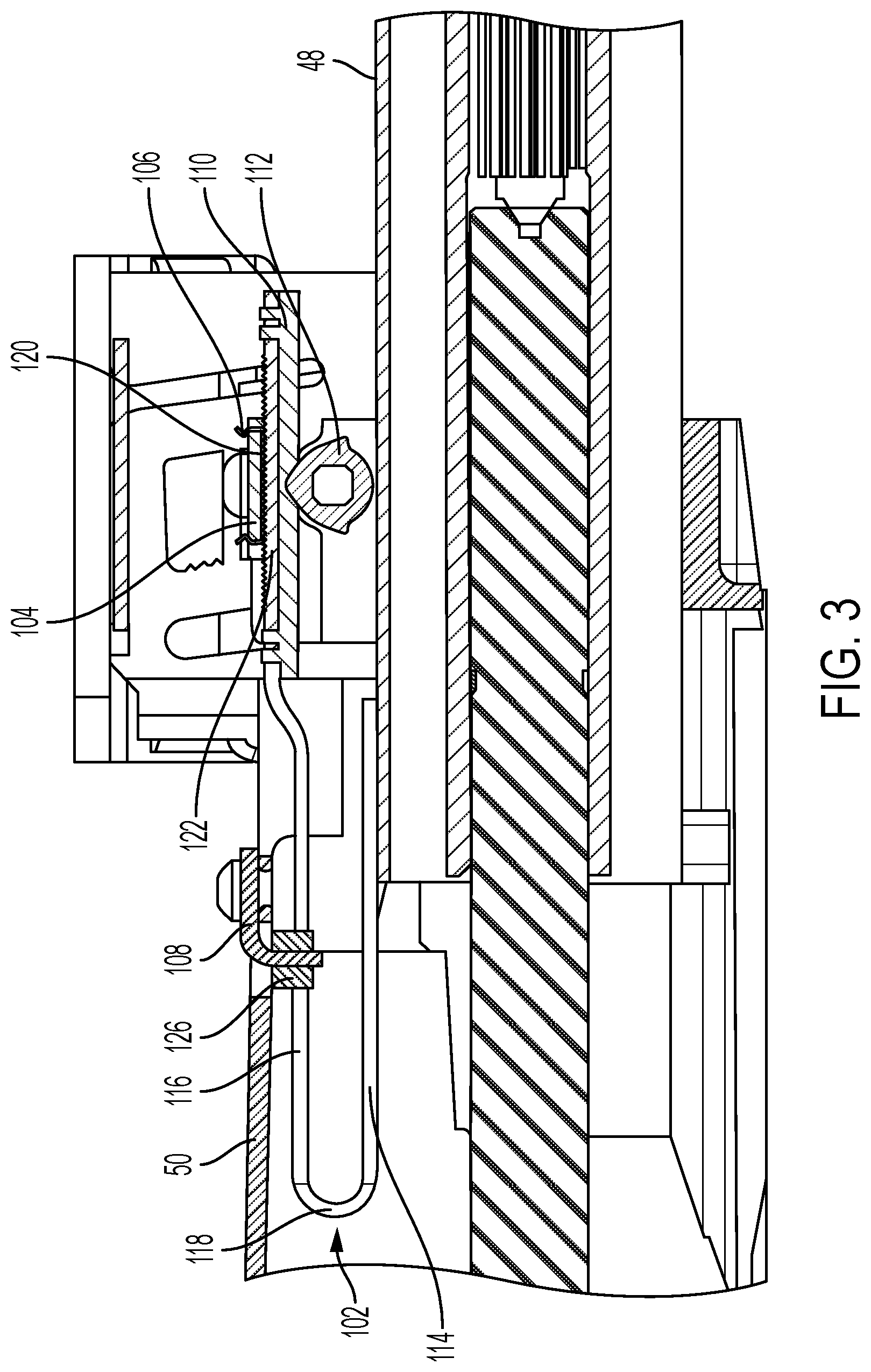 Patent US12312002 Figure 3 – Bi-directional lock mechanism for steering column