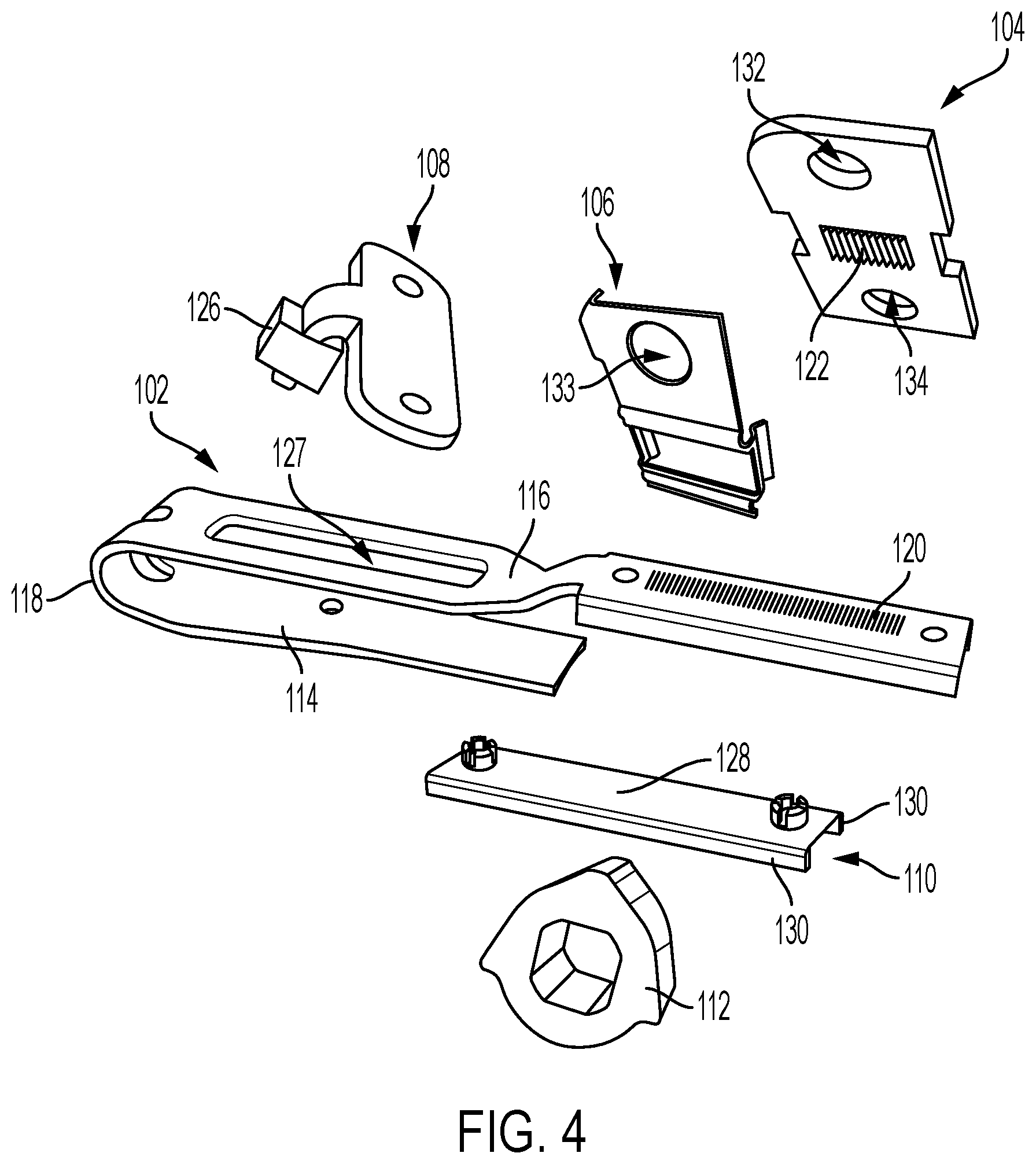 Patent US12312002 Figure 4 – Bi-directional lock mechanism for steering column