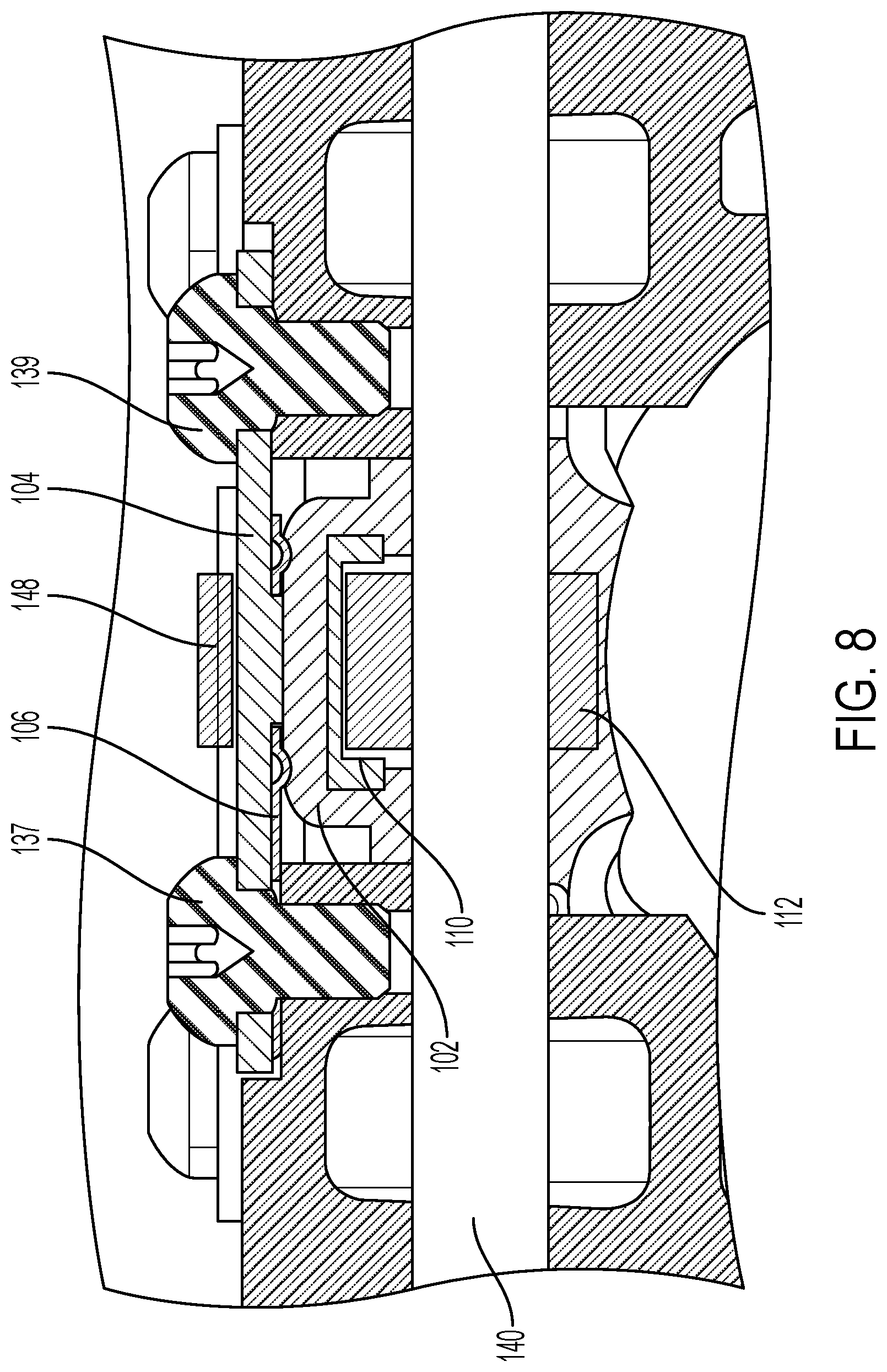 Patent US12312002 Figure 8 – Bi-directional lock mechanism for steering column