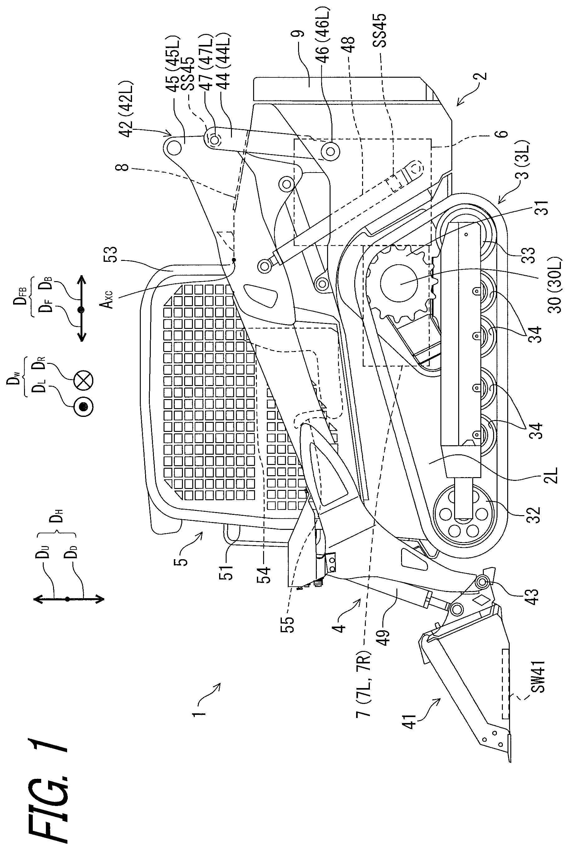 Patent US12312003 Figure 1 – Work vehicle and method for controlling work vehicle