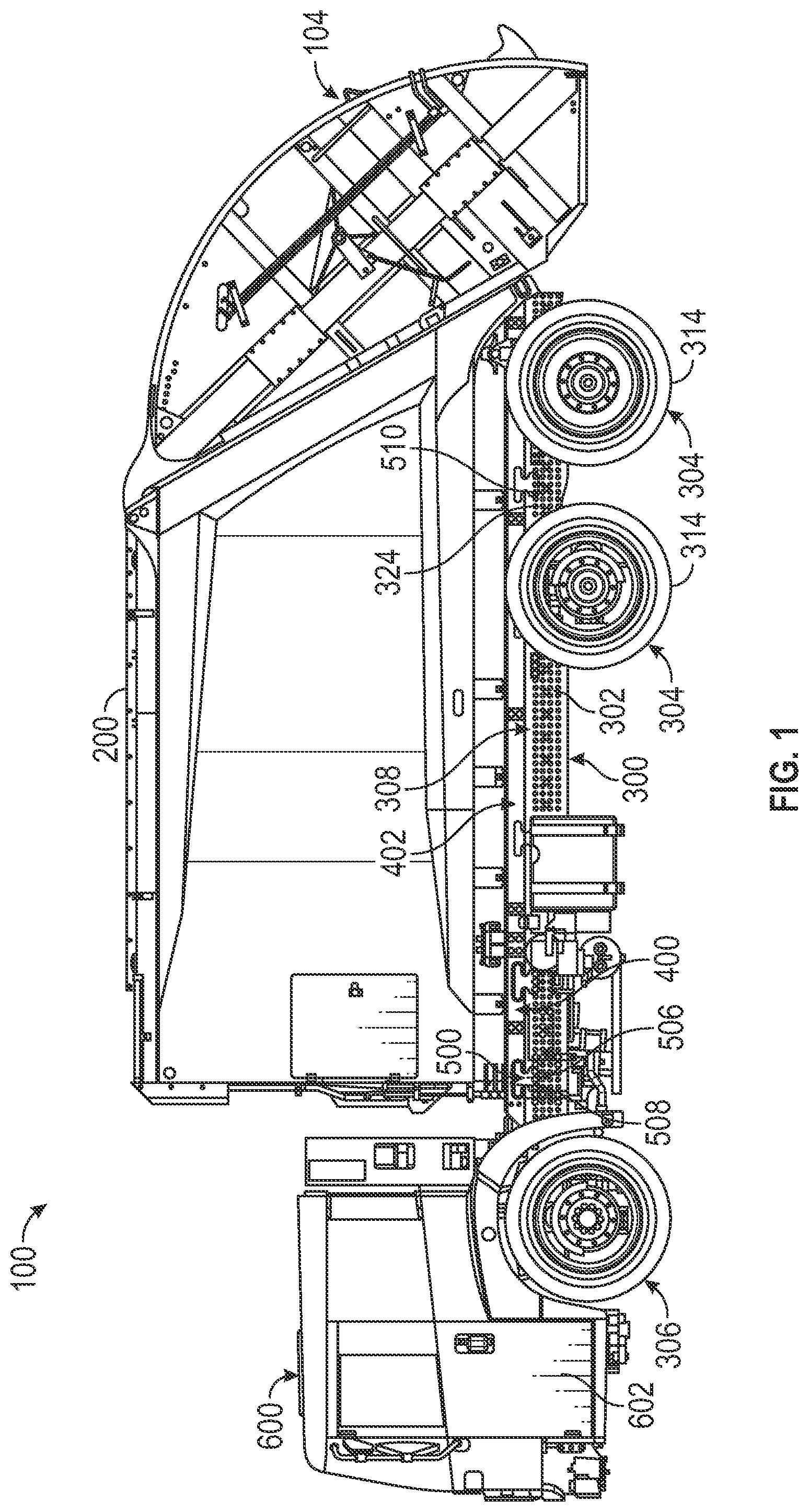 Patent US12312006 Figure 1 – Refuse body adapter