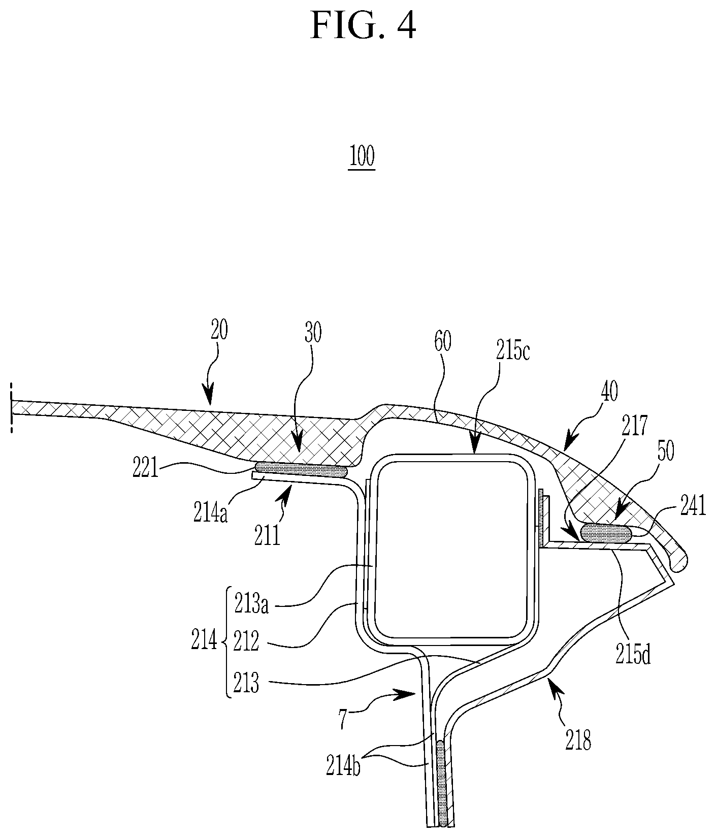 Patent US12312008 Figure 4 – Plastic composite material panel and manufacturing method thereof