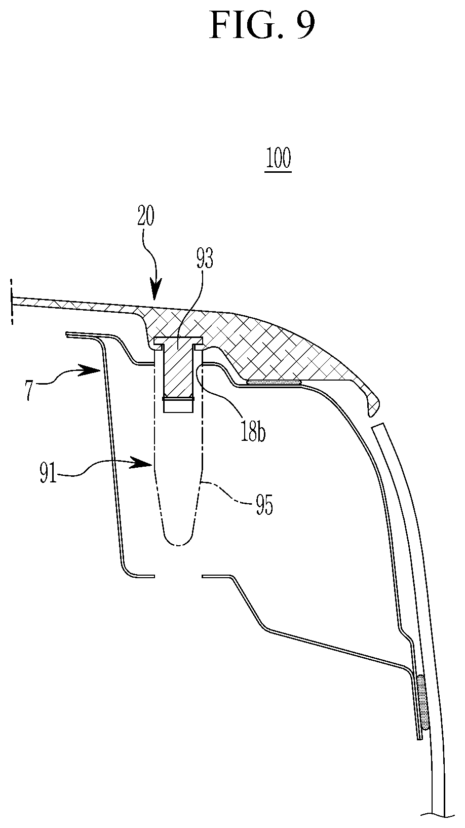 Patent US12312008 Figure 9 – Plastic composite material panel and manufacturing method thereof