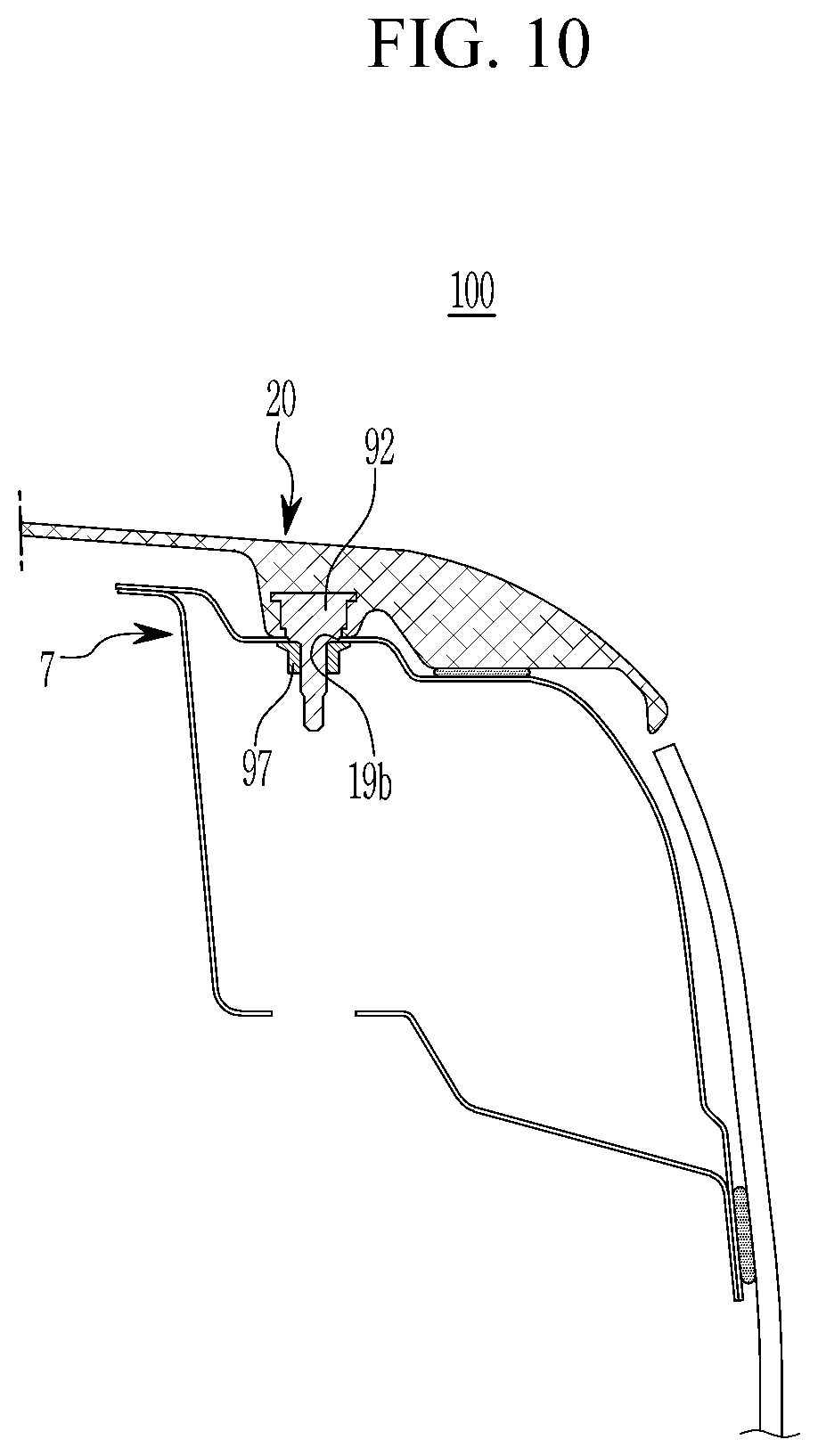 Patent US12312008 Figure 10 – Plastic composite material panel and manufacturing method thereof