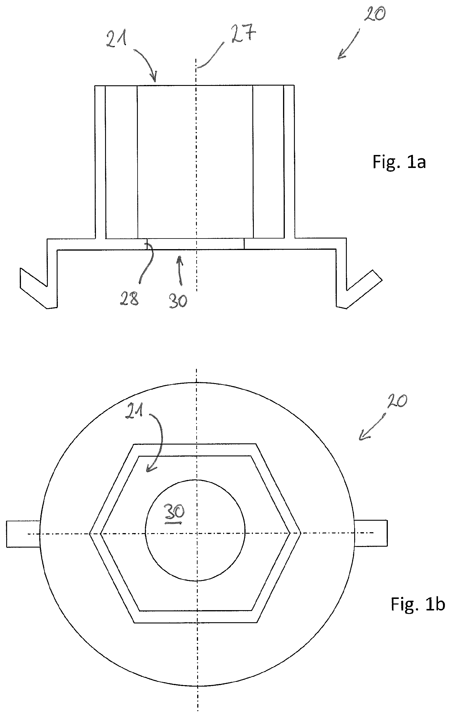 Patent US12312013 Figure 1 – Device for compensating for tolerances