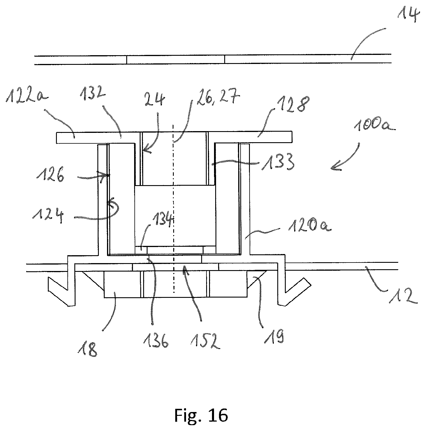 Patent US12312013 Figure 16 – Device for compensating for tolerances