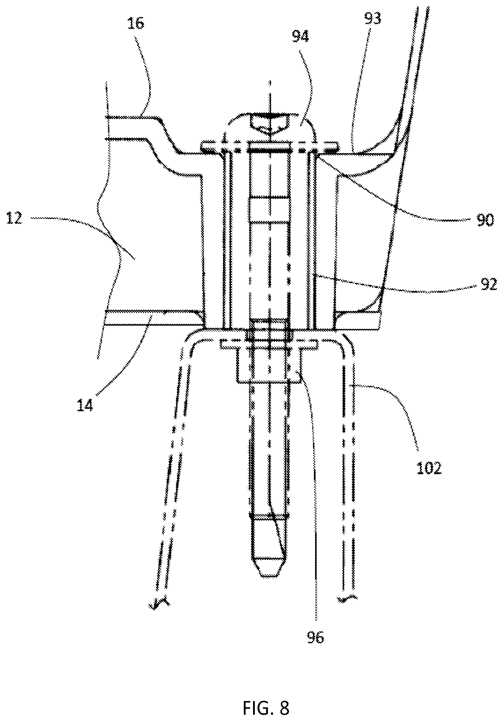 Patent US12312014 Figure 6 – Composite material modular utility vehicle construct