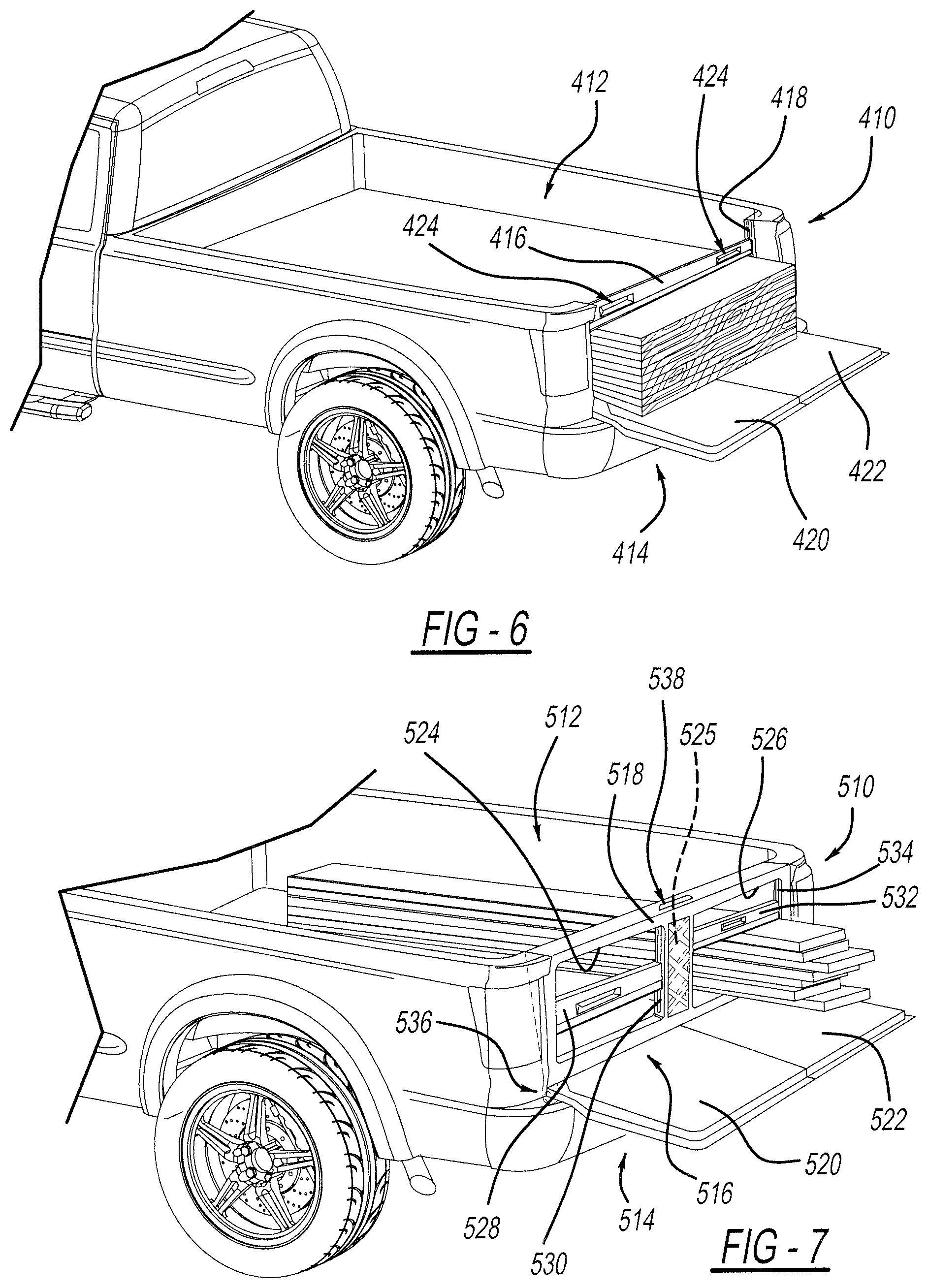 Patent US12312015 Figure 5 – Modular tailgate