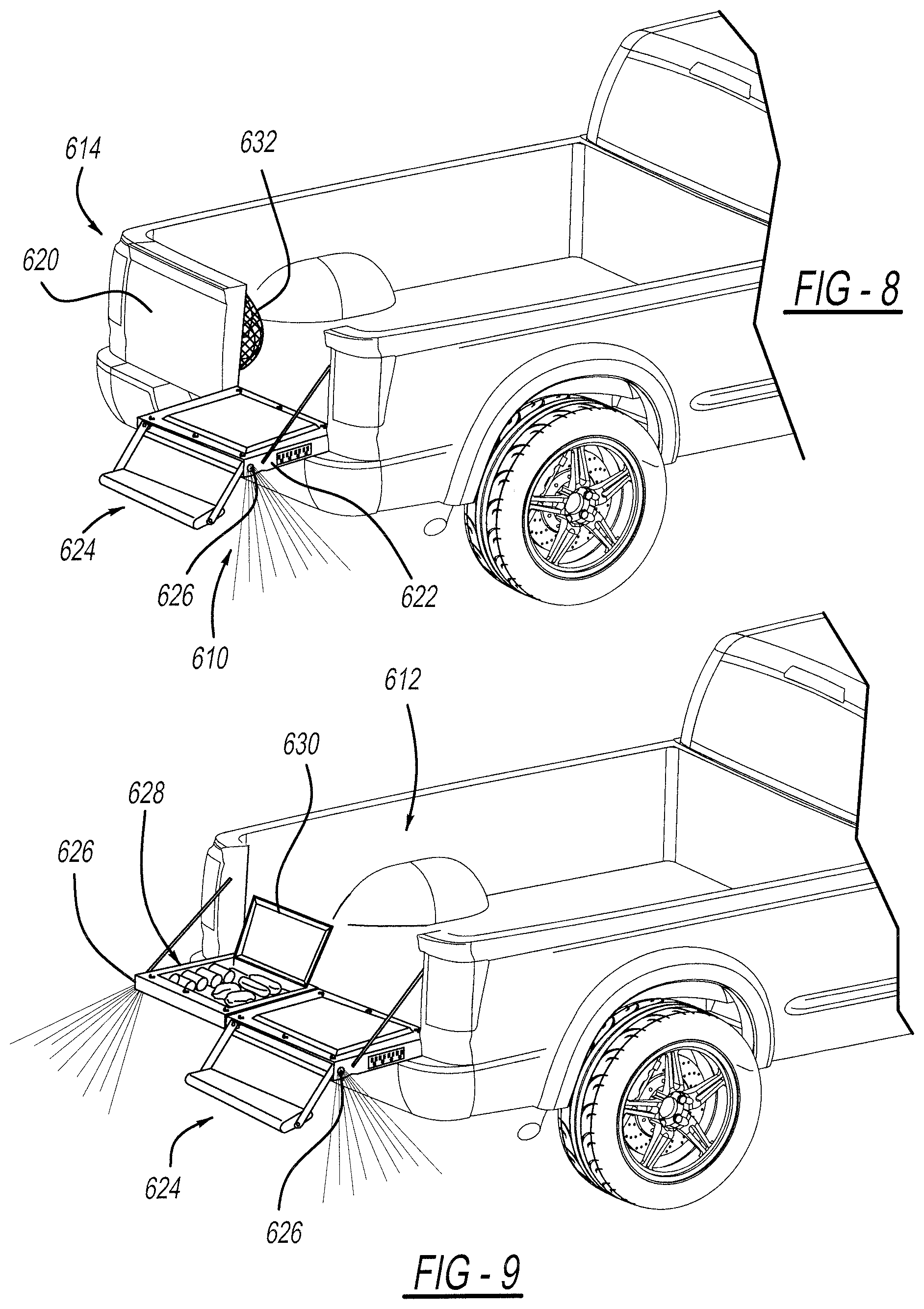 Patent US12312015 Figure 6 – Modular tailgate