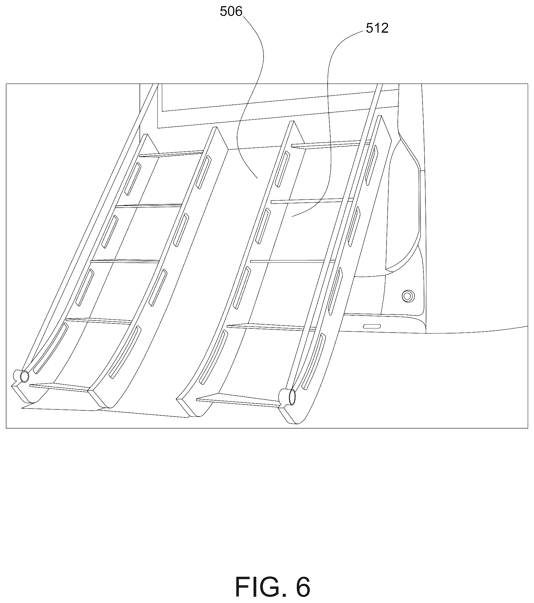 Patent US12312016 Figure 7 – Retrofitted bus with improved passenger experience