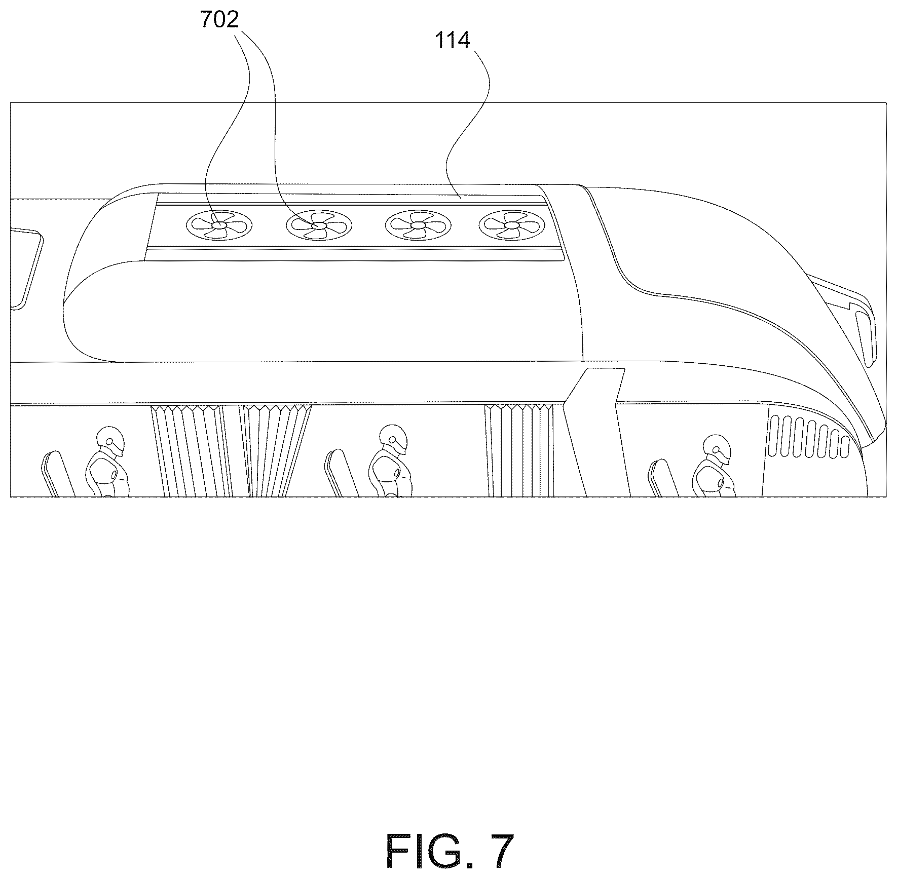 Patent US12312016 Figure 8 – Retrofitted bus with improved passenger experience