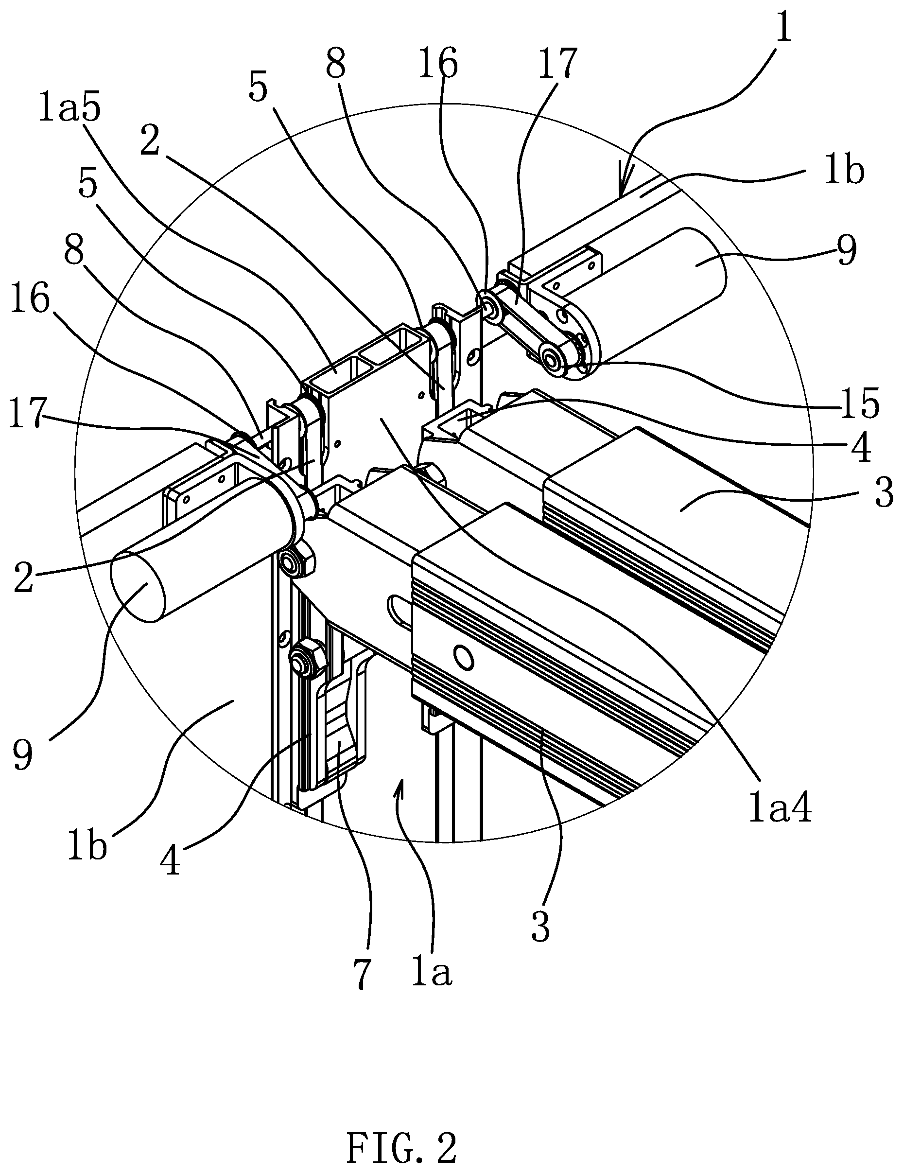 Patent US12312017 Figure 2 – Tiering device for a freight compartment