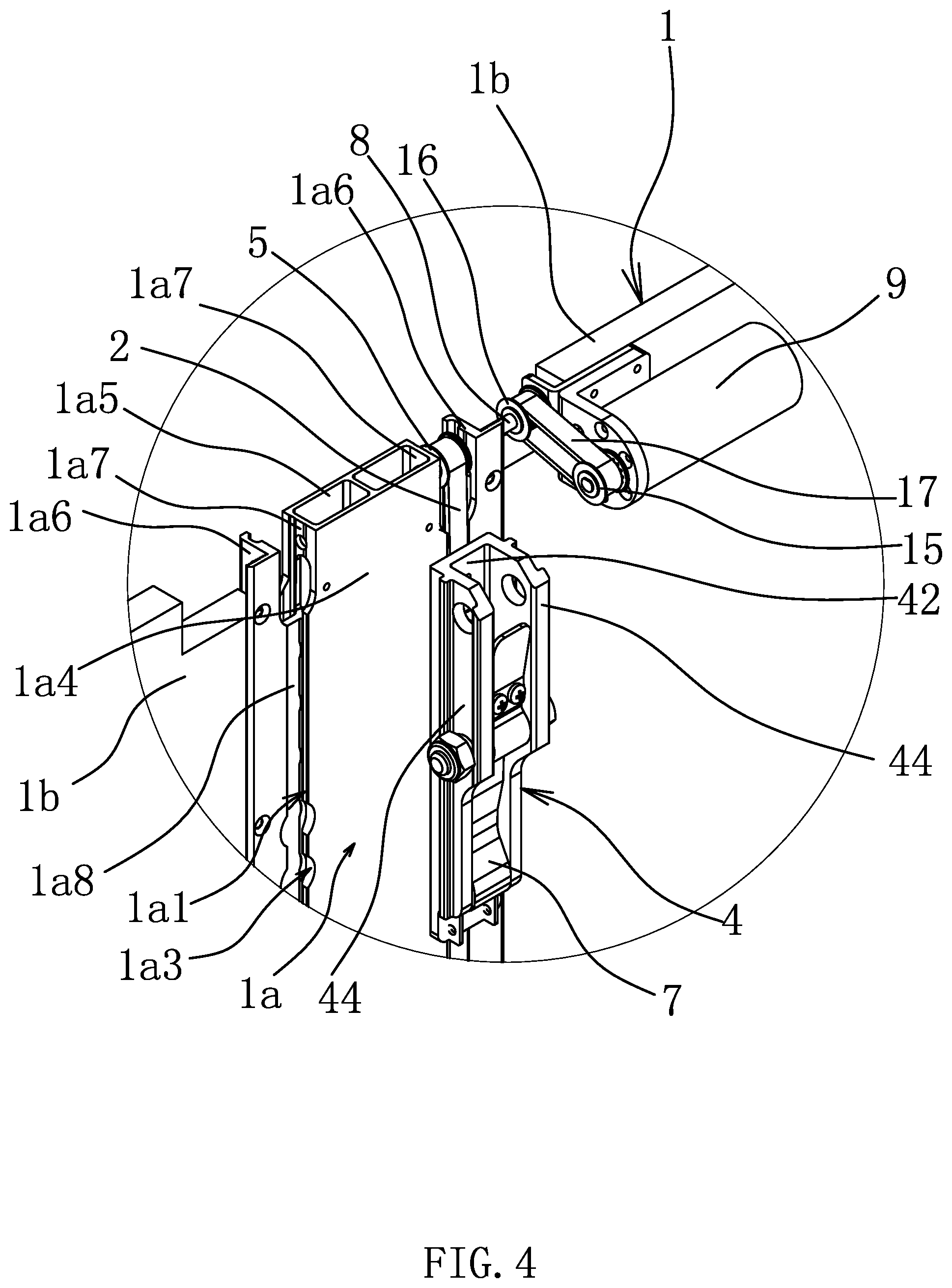 Patent US12312017 Figure 4 – Tiering device for a freight compartment