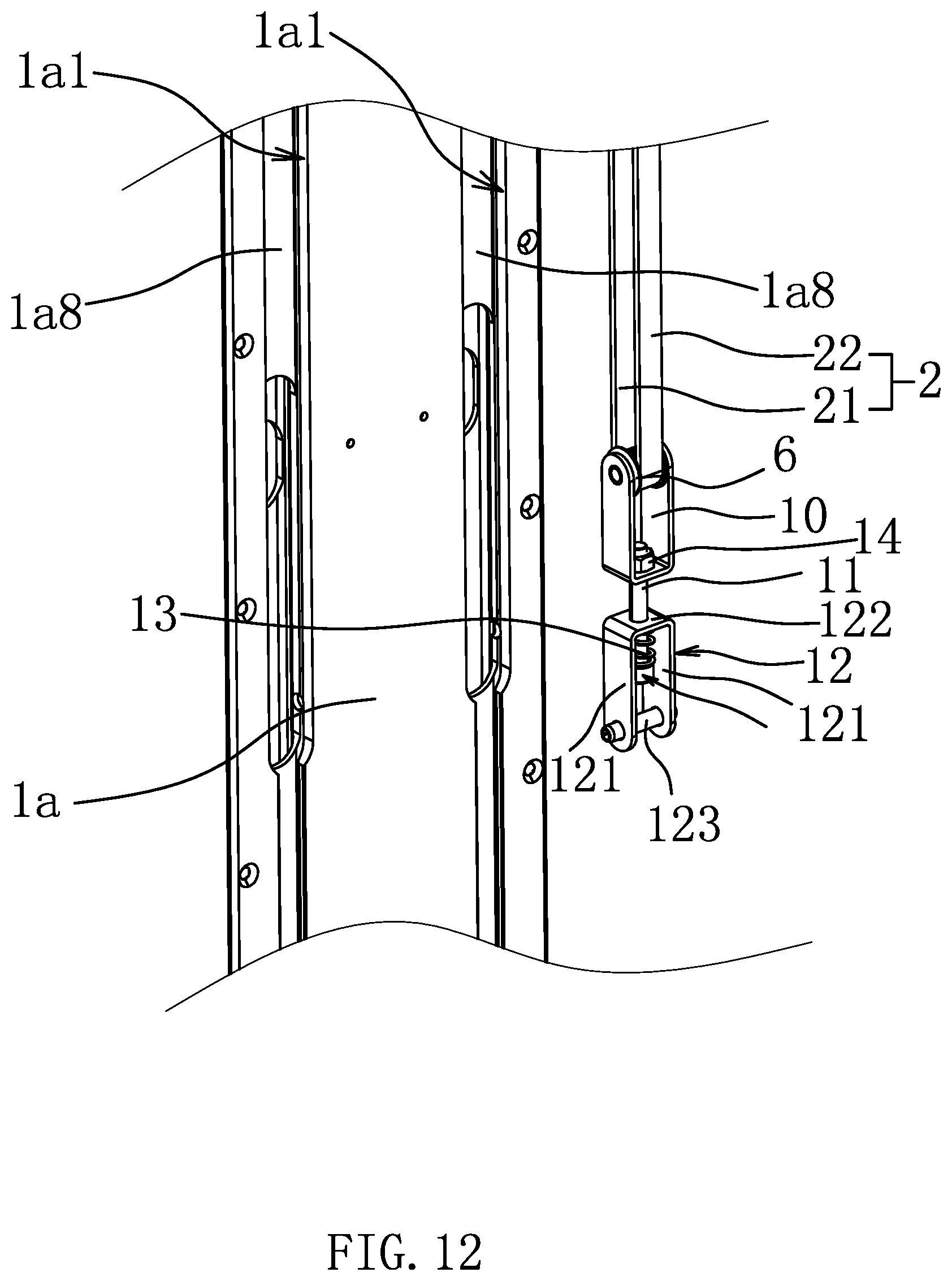 Patent US12312017 Figure 12 – Tiering device for a freight compartment